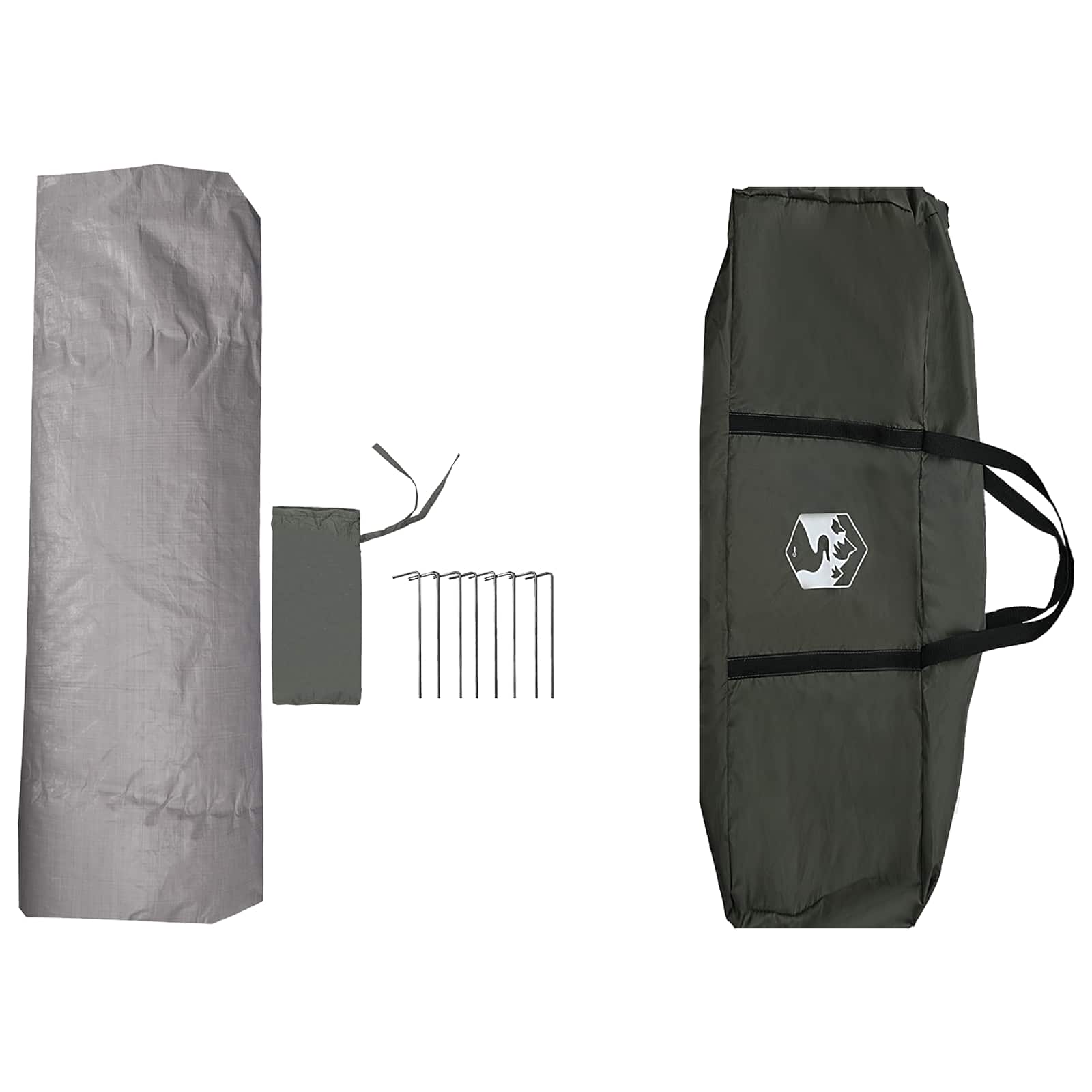 2 persona Verde militare