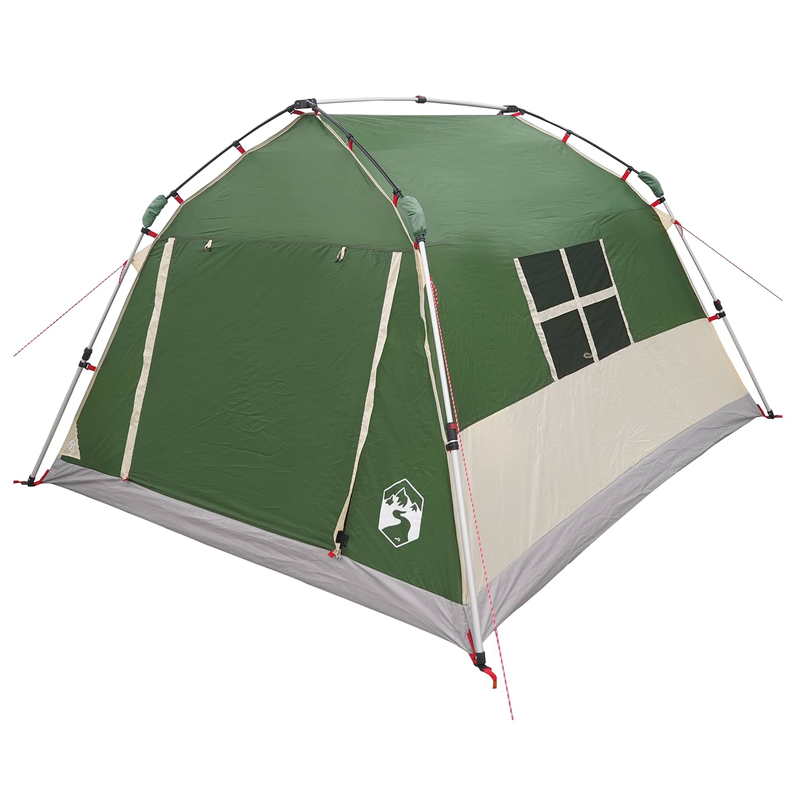 Tenda istantanea resistente all'acqua 3 persona Verde
