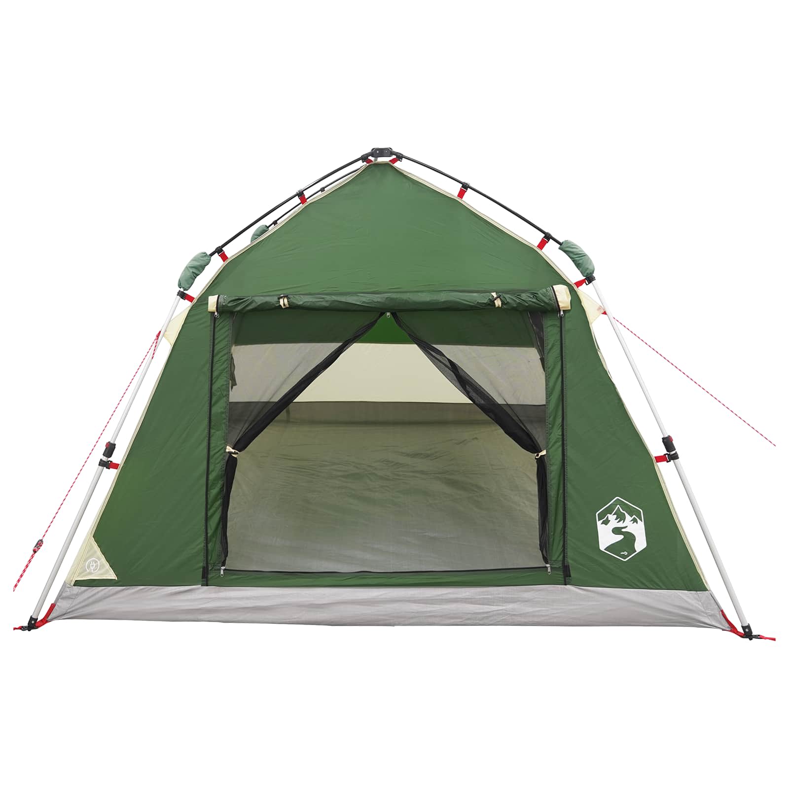 Tenda istantanea resistente all'acqua 3 persona Verde