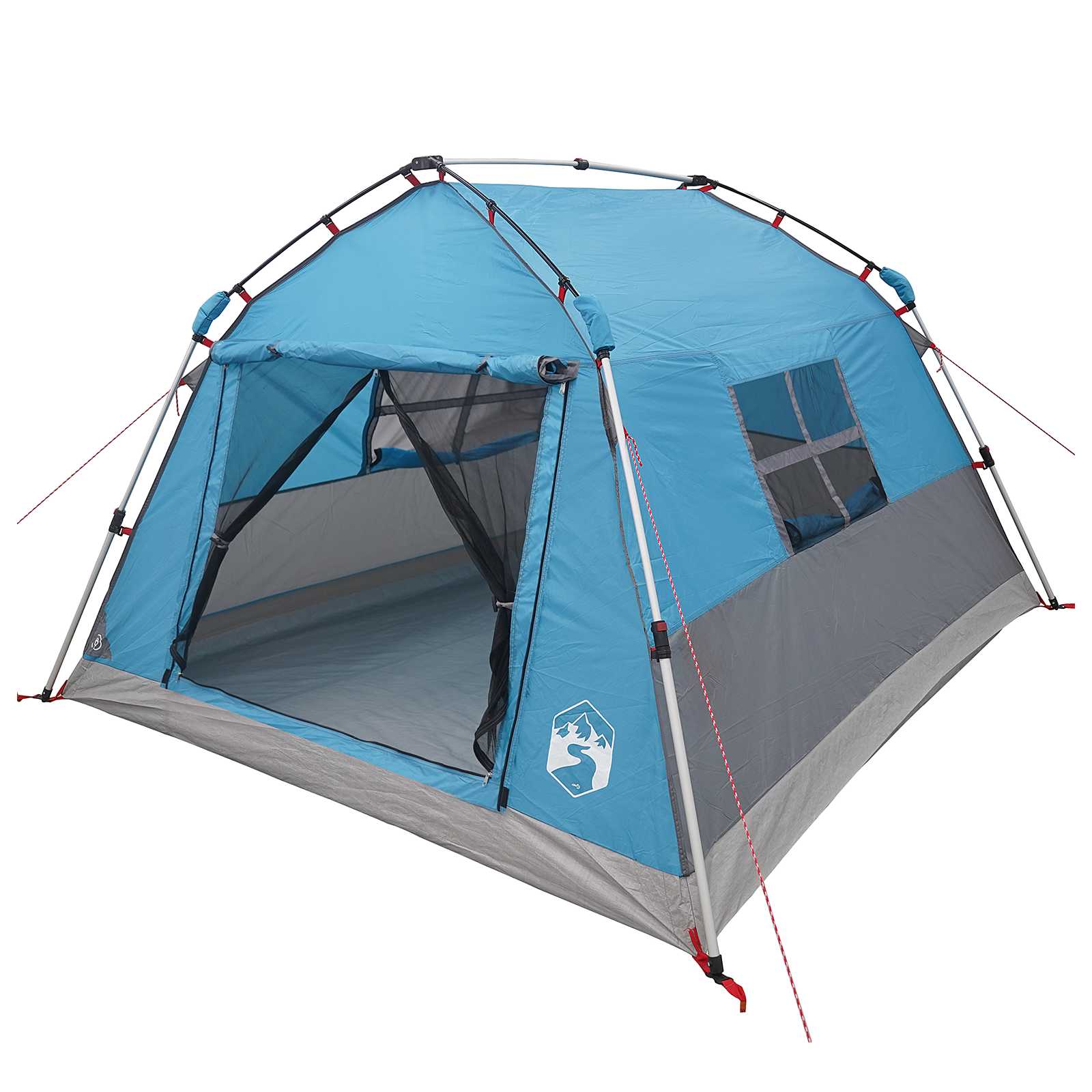 Tenda istantanea resistente all'acqua 3 persona Blu