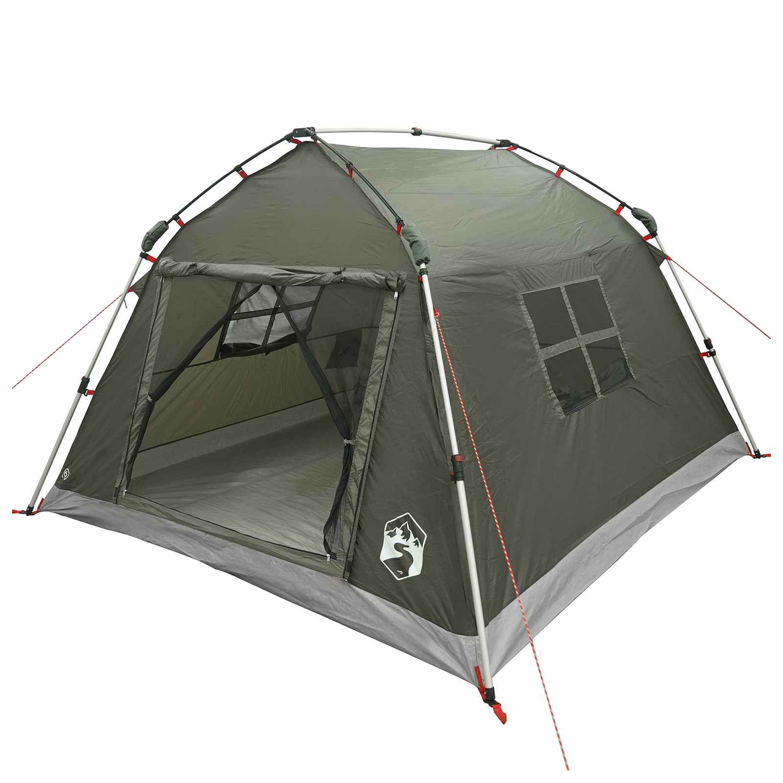 Tenda istantanea resistente all'acqua 3 persona Verde militare