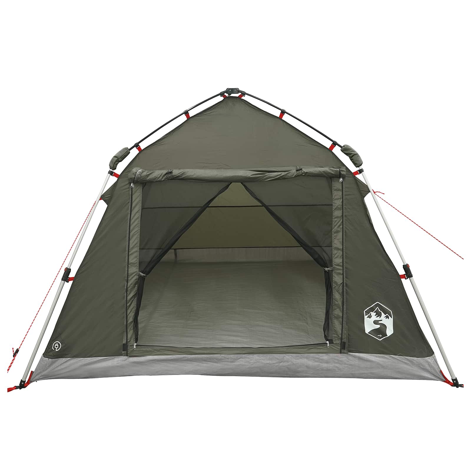 Tenda istantanea resistente all'acqua 3 persona Verde militare