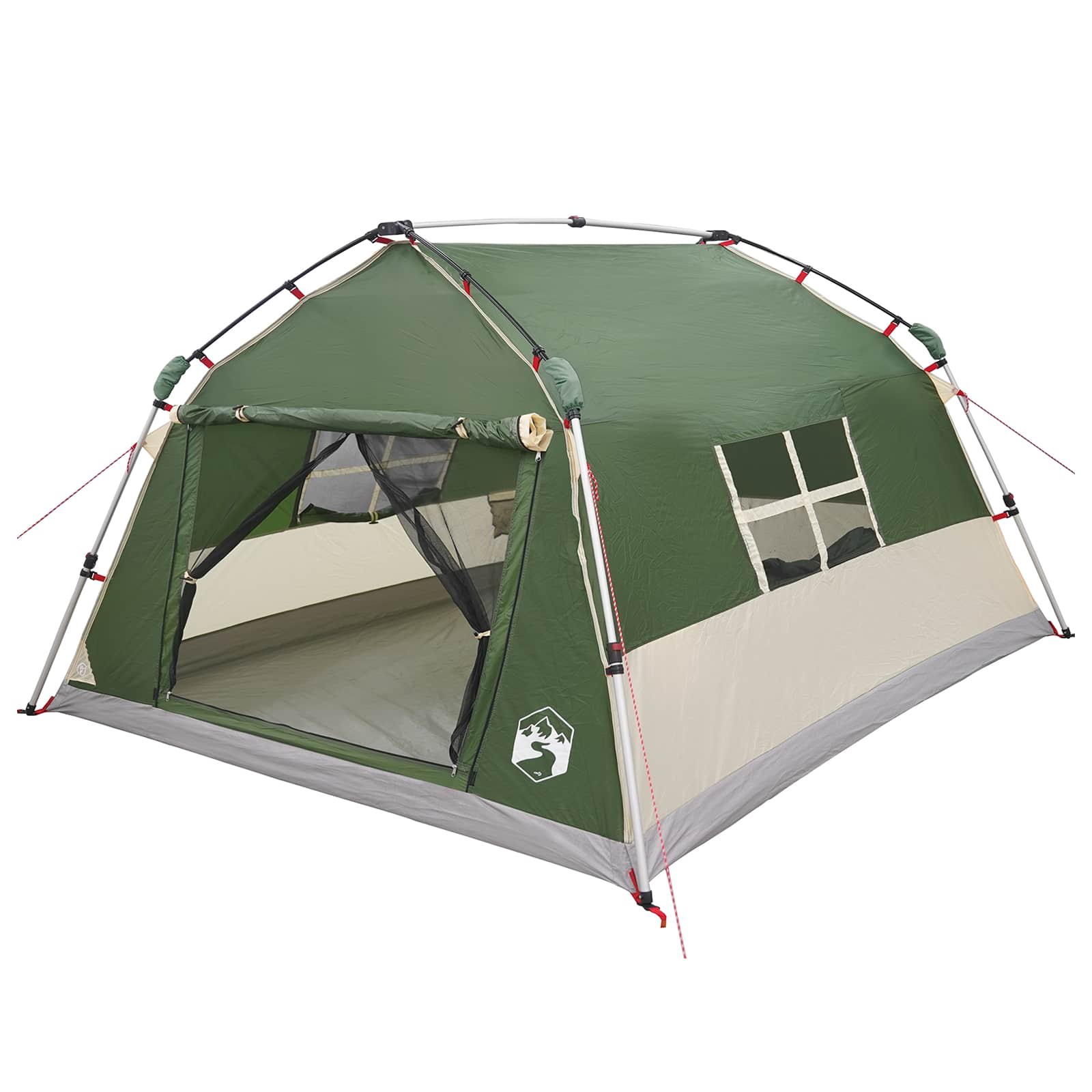 Tenda istantanea resistente all'acqua 4 persona Verde