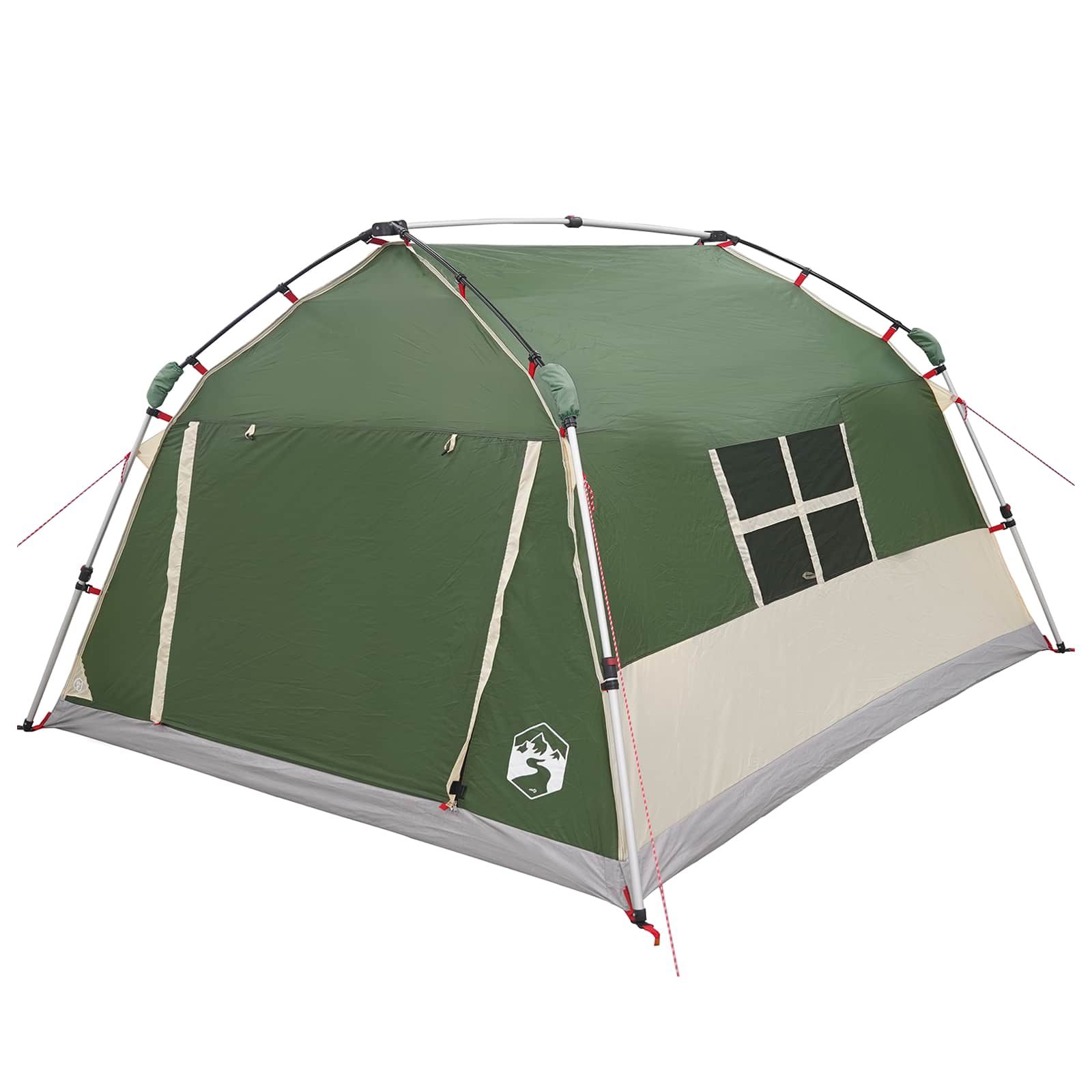 Tenda istantanea resistente all'acqua 4 persona Verde