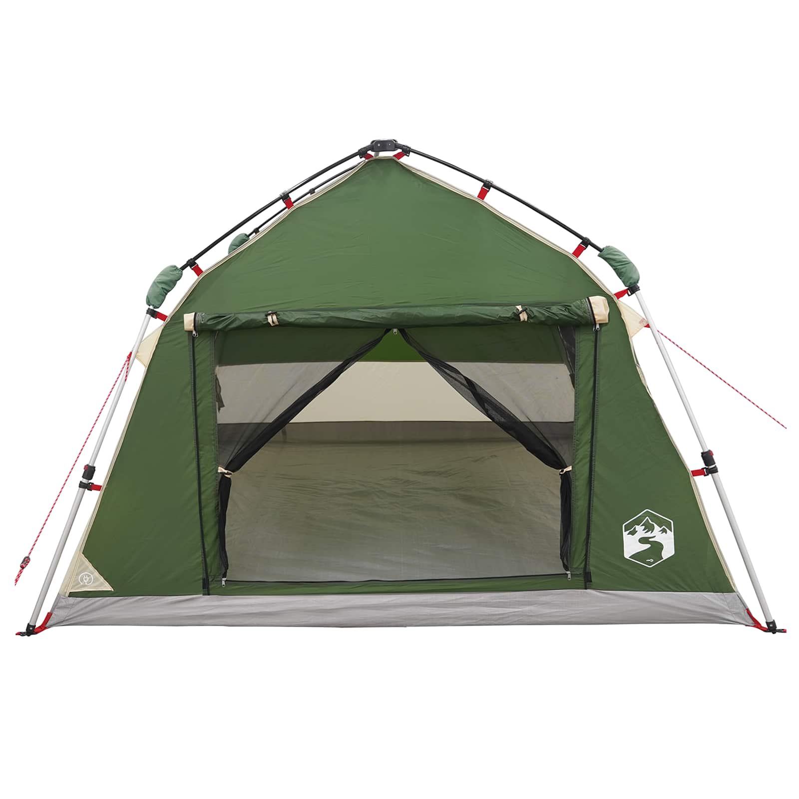 Tenda istantanea resistente all'acqua 4 persona Verde