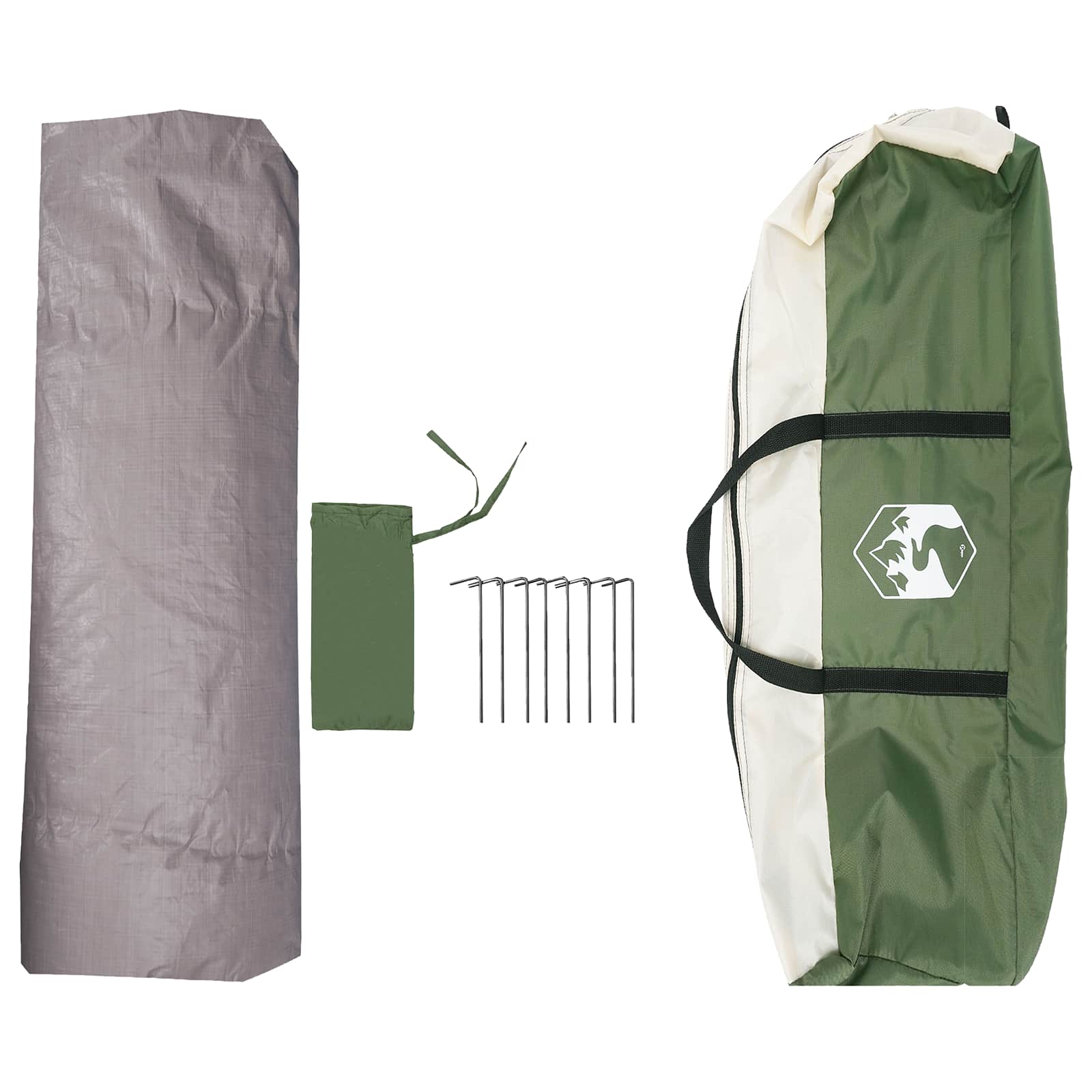 Tenda istantanea resistente all'acqua 4 persona Verde