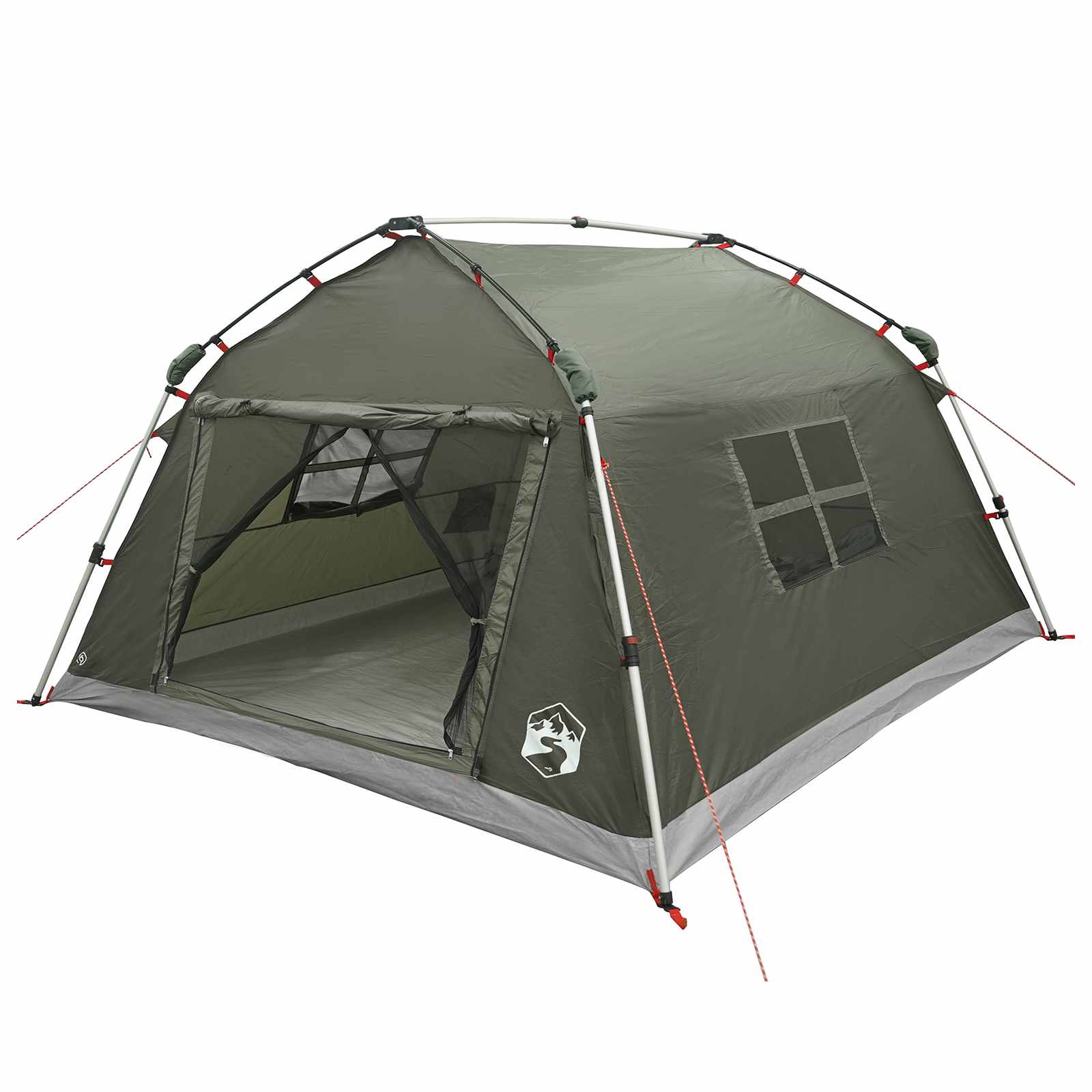 Tenda istantanea resistente all'acqua 4 persona Verde militare