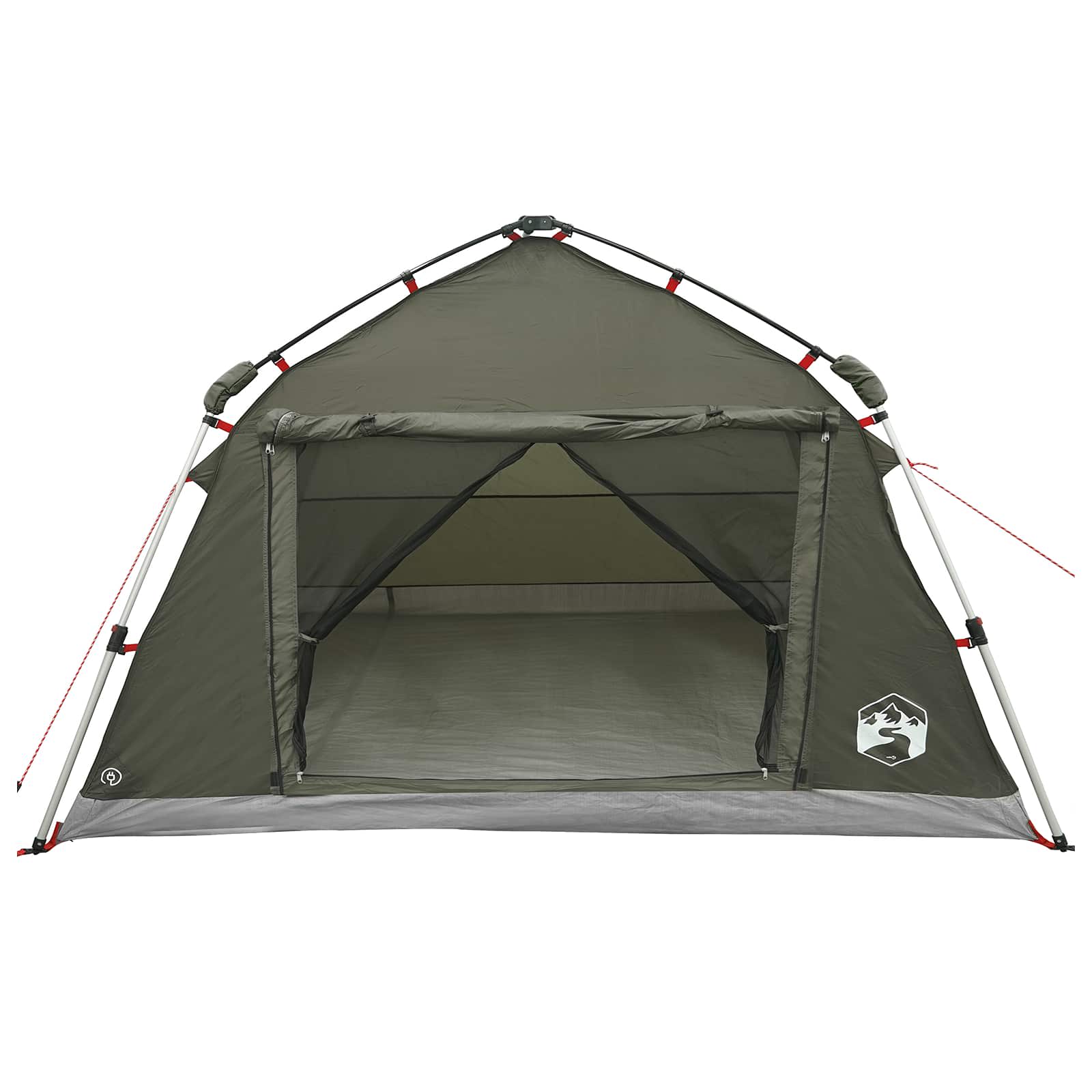 Tenda istantanea resistente all'acqua 4 persona Verde militare