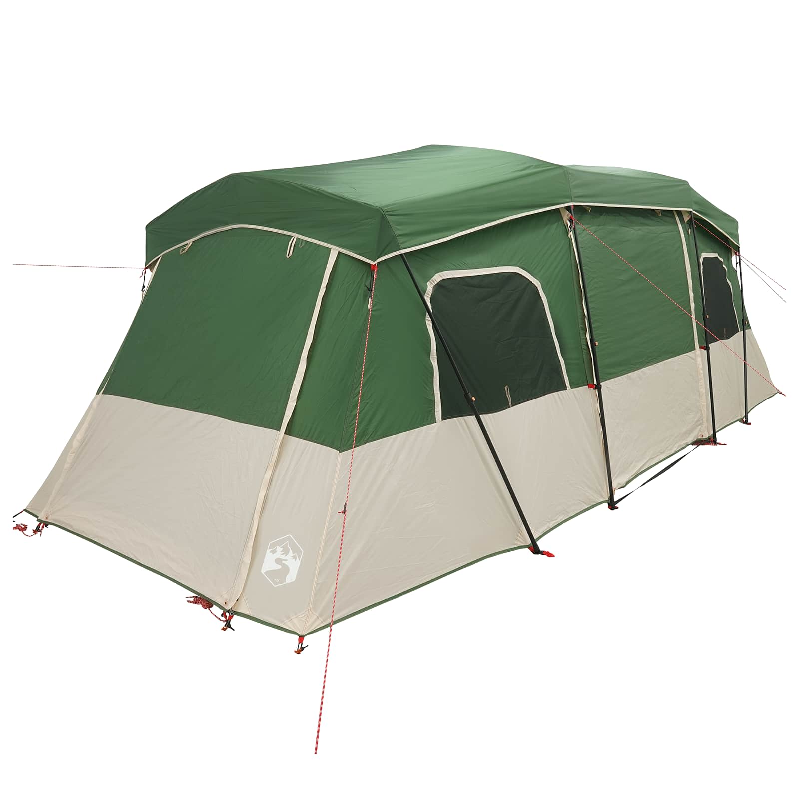 Tenda Istantanea con Copertura Impermeabile 3 persona Verde