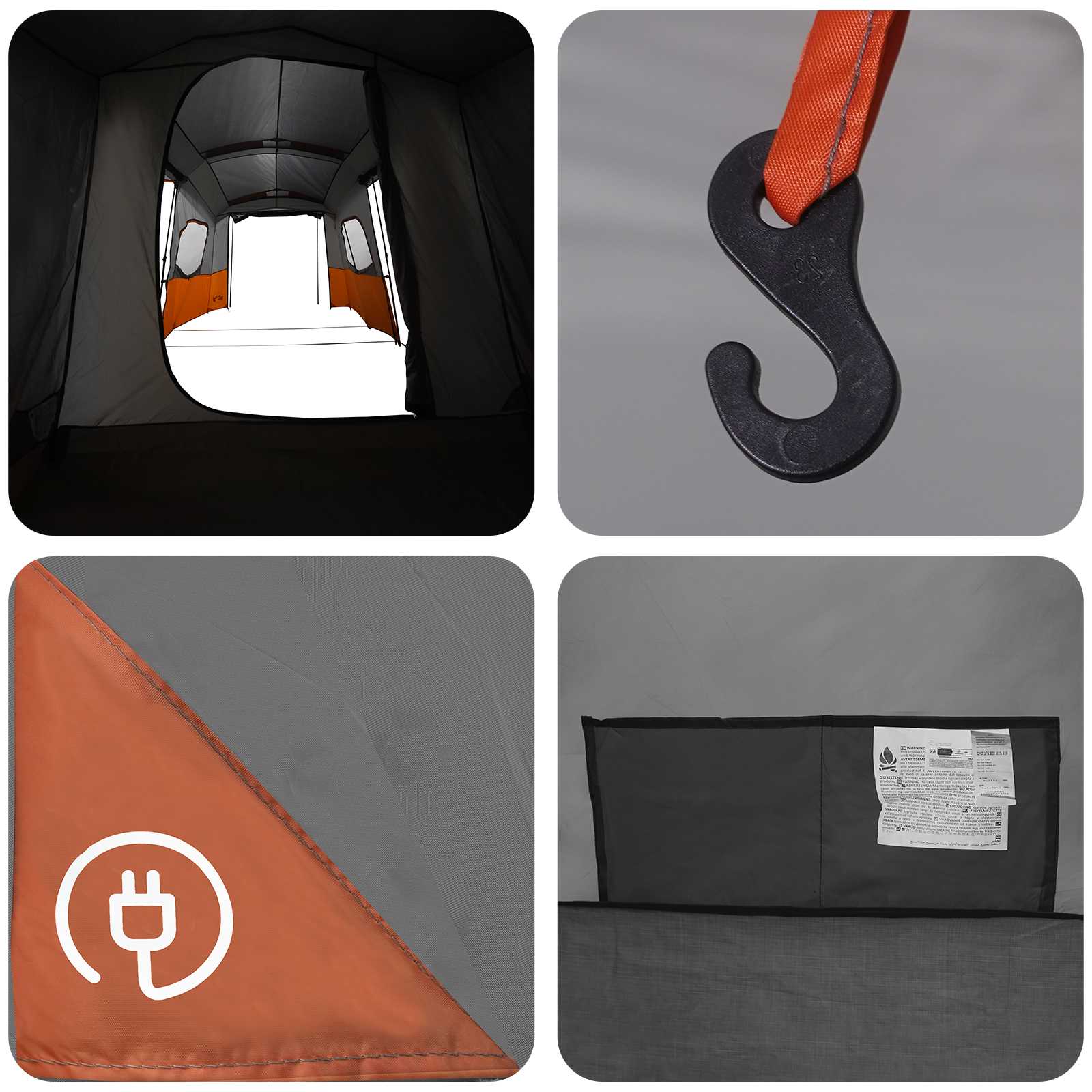 Tenda Istantanea con Copertura Impermeabile 3 persona