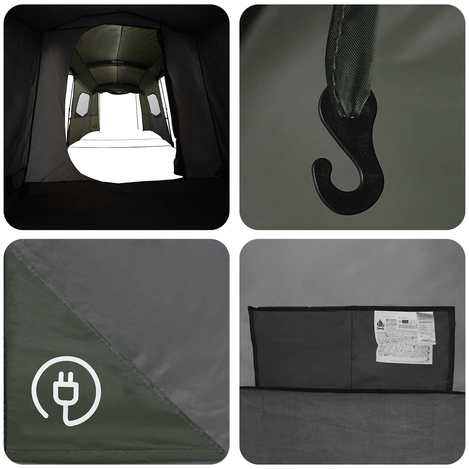 Tenda Istantanea con Copertura Impermeabile 3 persona