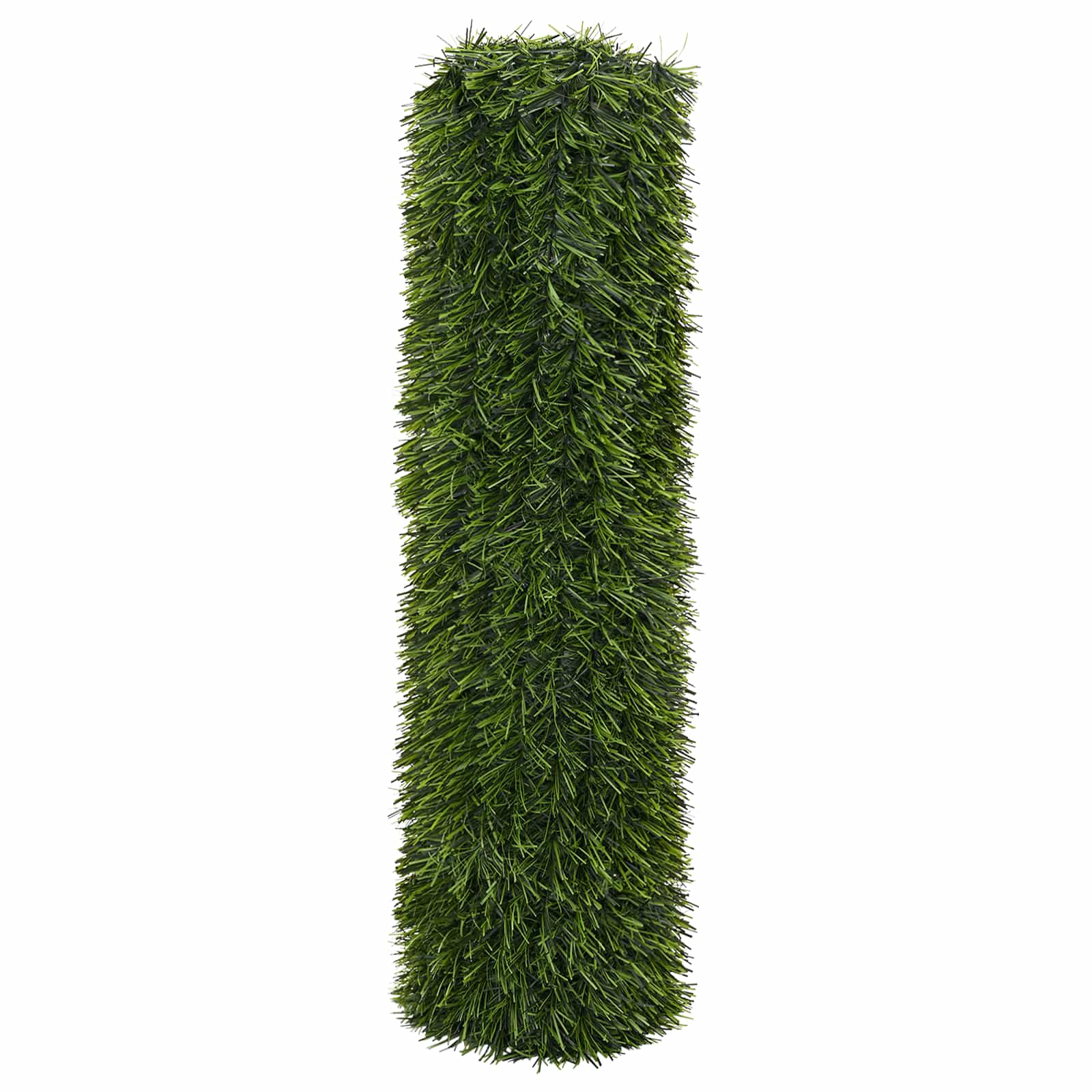 Recinzione Artificiale Verde chiaro 1 x 3 m PVC e Acciaio