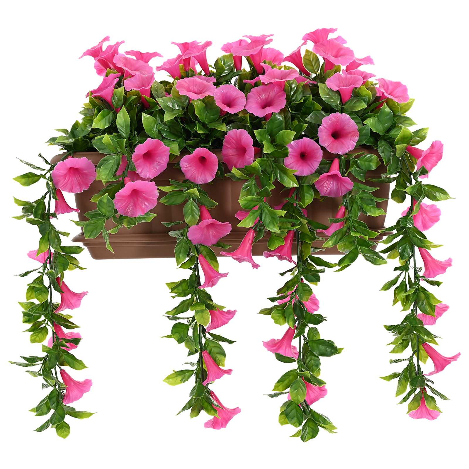 Fiori Artificiali Rosso Porpora 55 x 20 x 55 cm PE e Acciaio