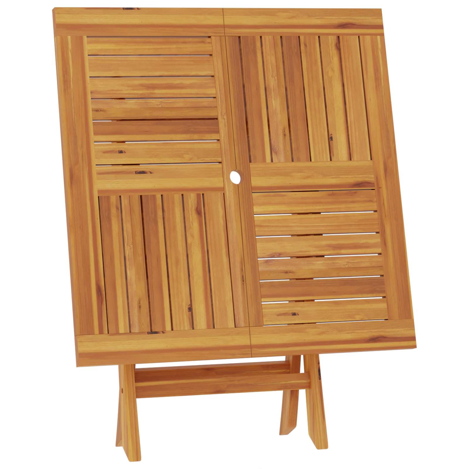Tavolo da Giardino Pieghevole Naturale 90 x 90 x 75 cm