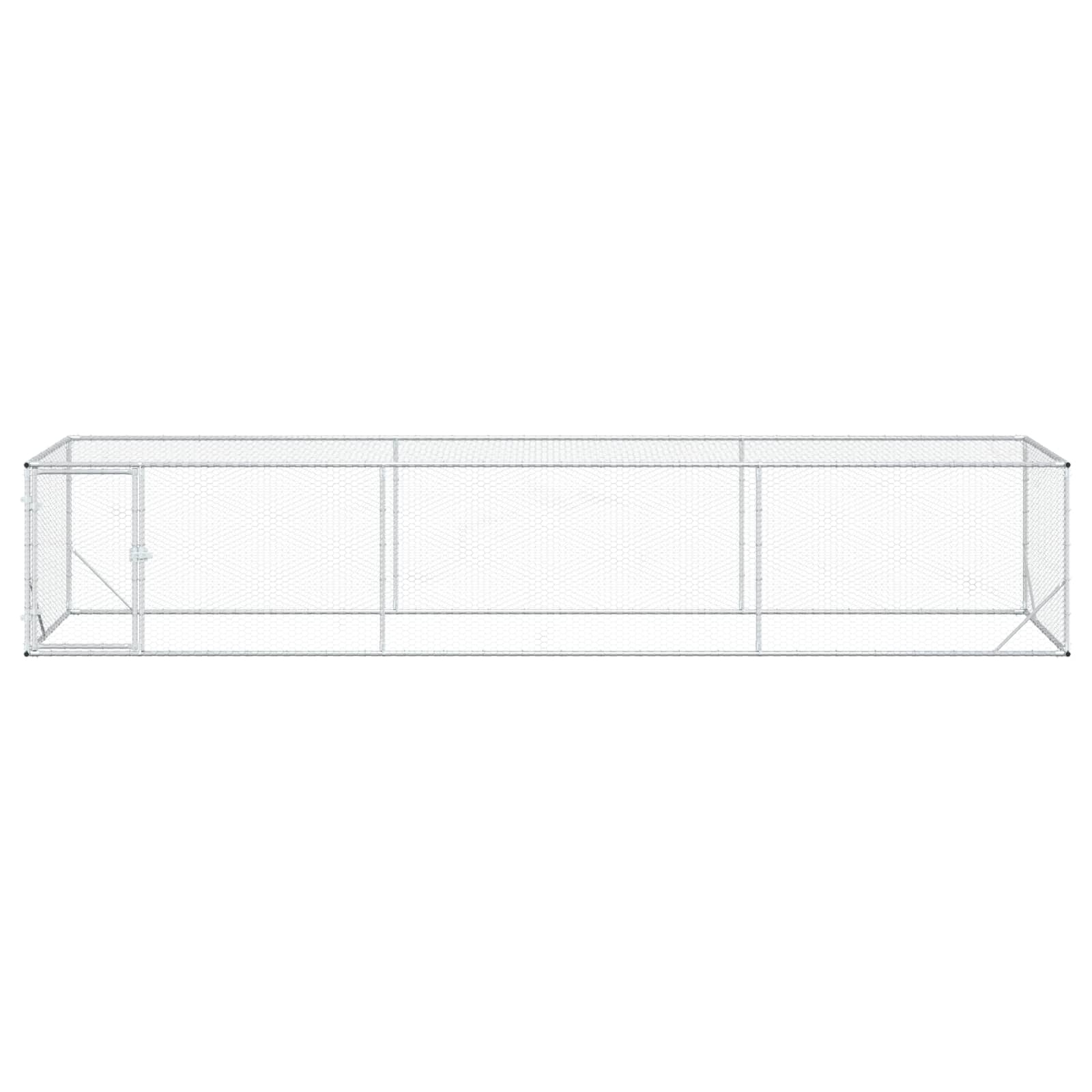 Pollaio Argento 500 x 100 x 100 cm Acciaio zincato