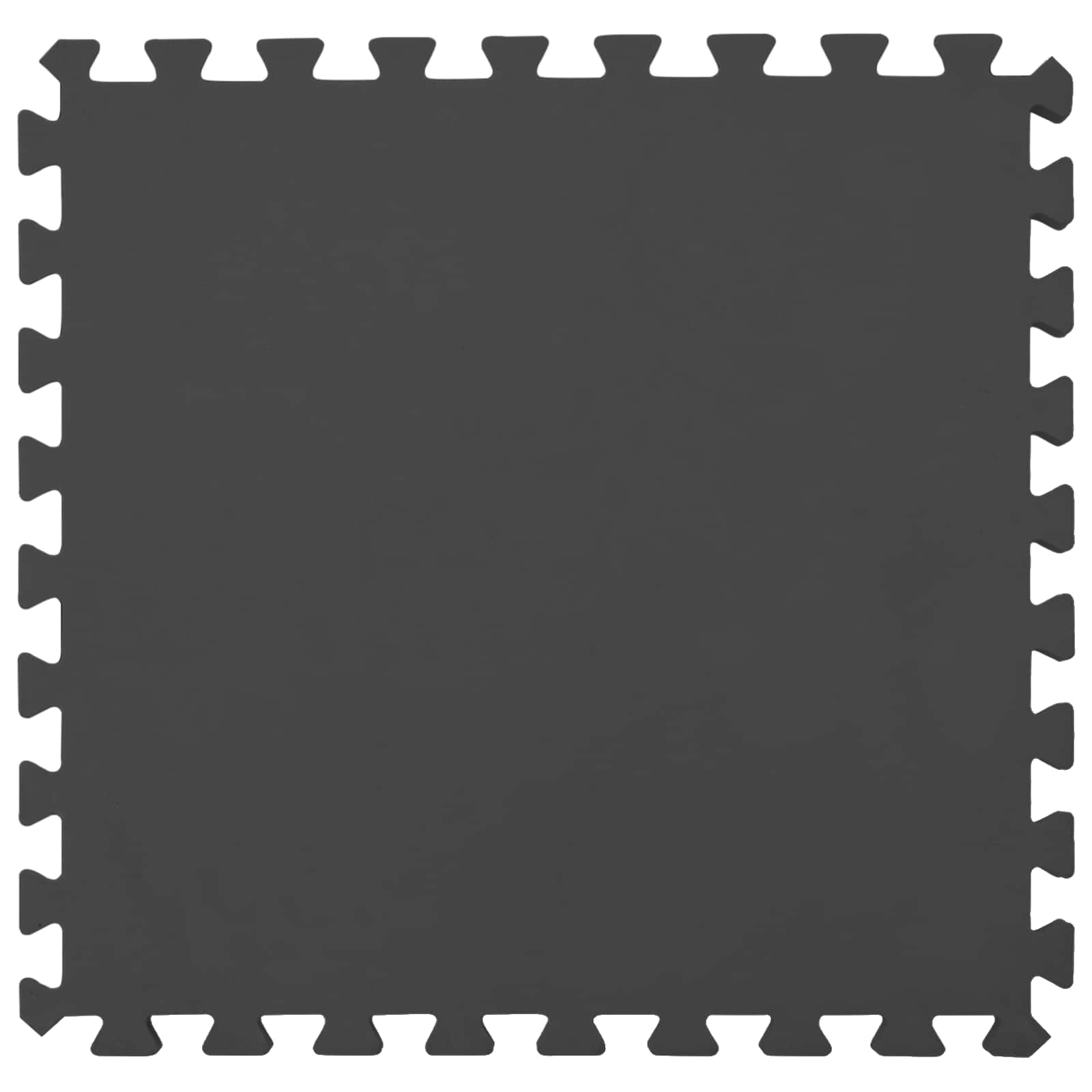 Tappetino per piscina 16 pz Ø 235 cm Rotondo Schiuma EVA Nero