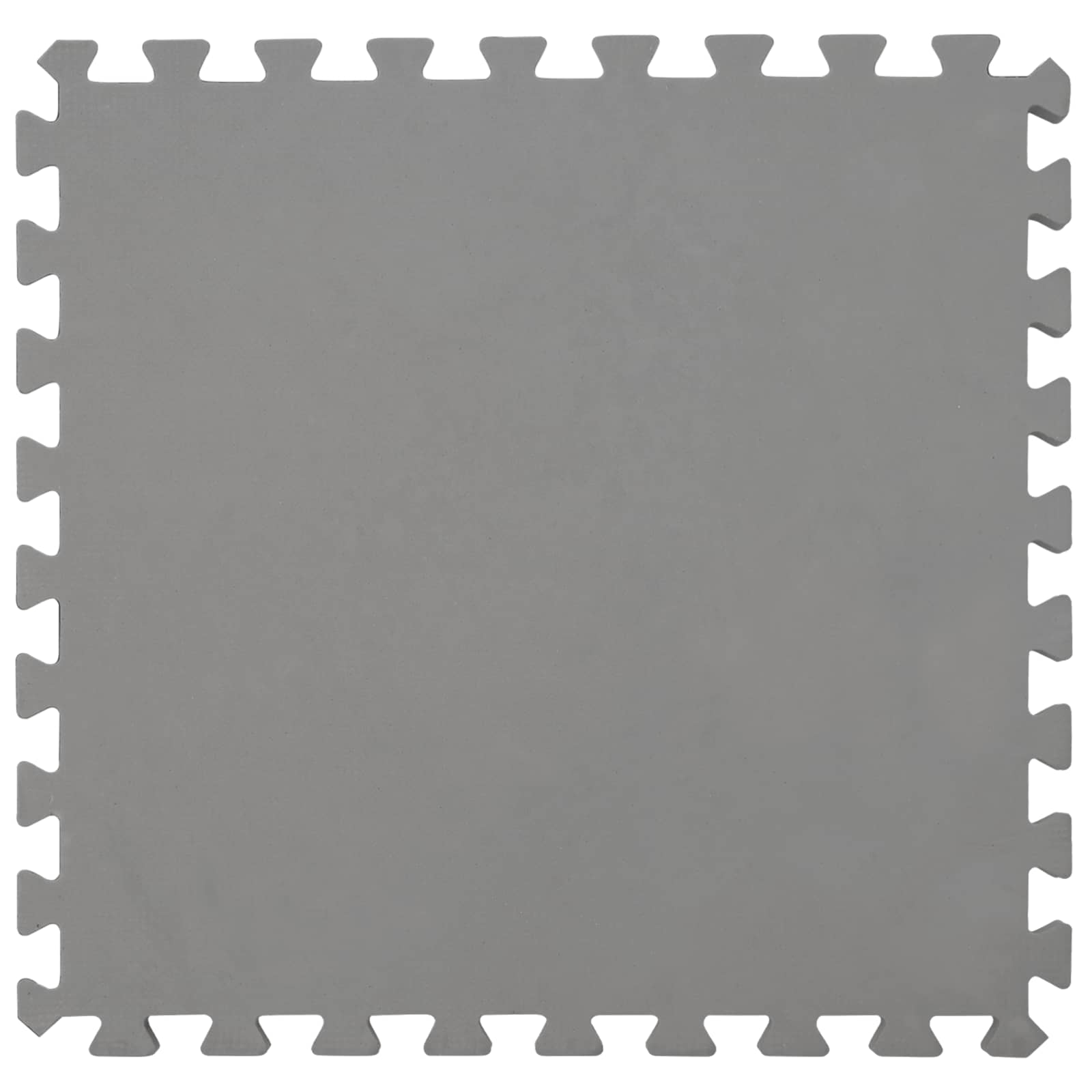 Tappetino per piscina 16 pz Ø 235 cm Rotondo Schiuma EVA Grigio