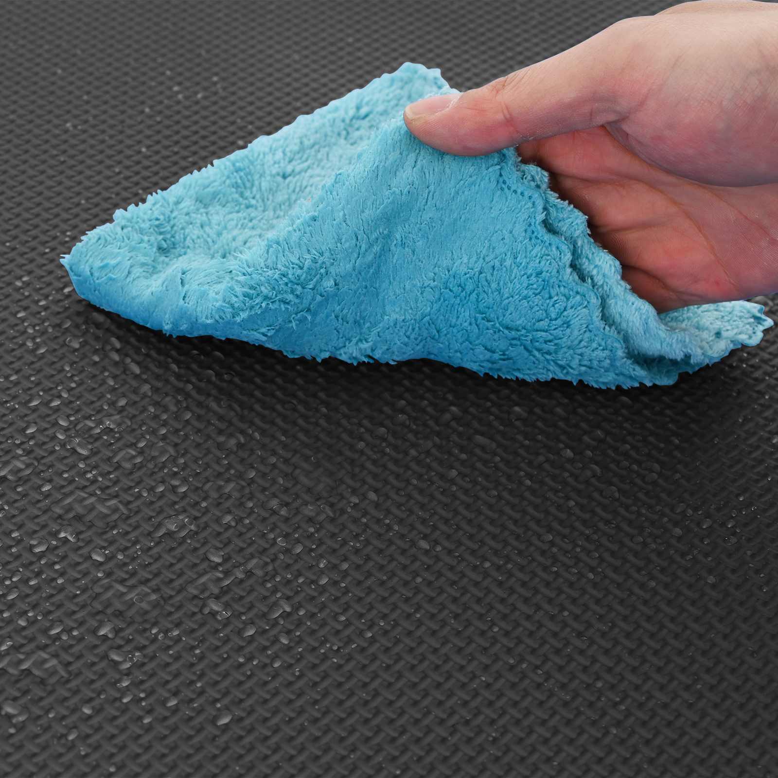 Tappetino per piscina 25 pz Ø 292 cm Rotondo Schiuma EVA Nero
