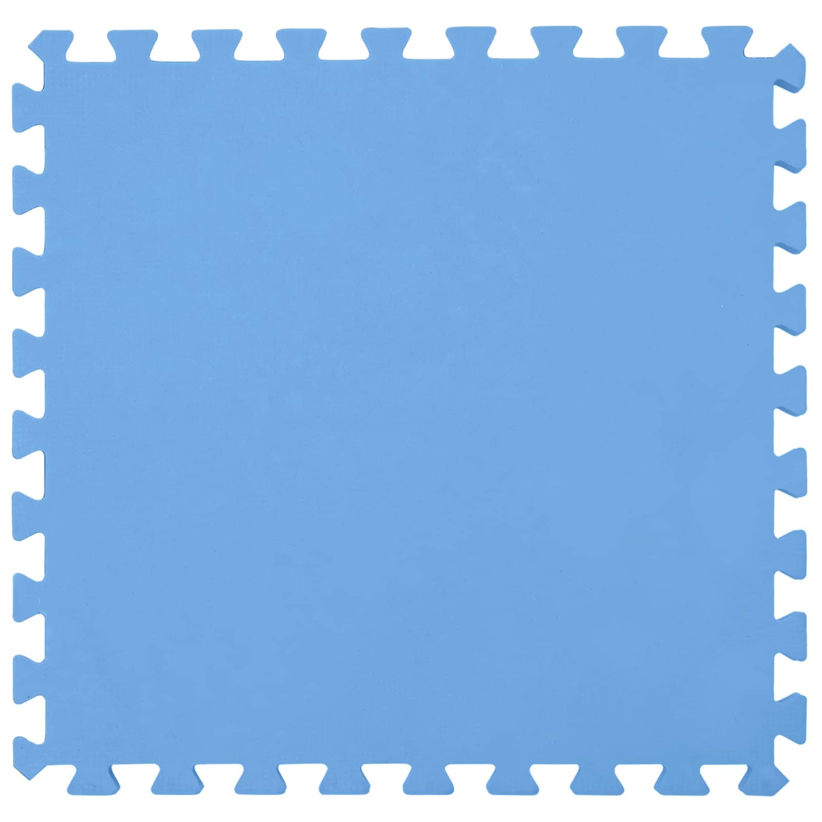 Tappetino per piscina 36 pz Ø 350 cm Rotondo Schiuma EVA Blu