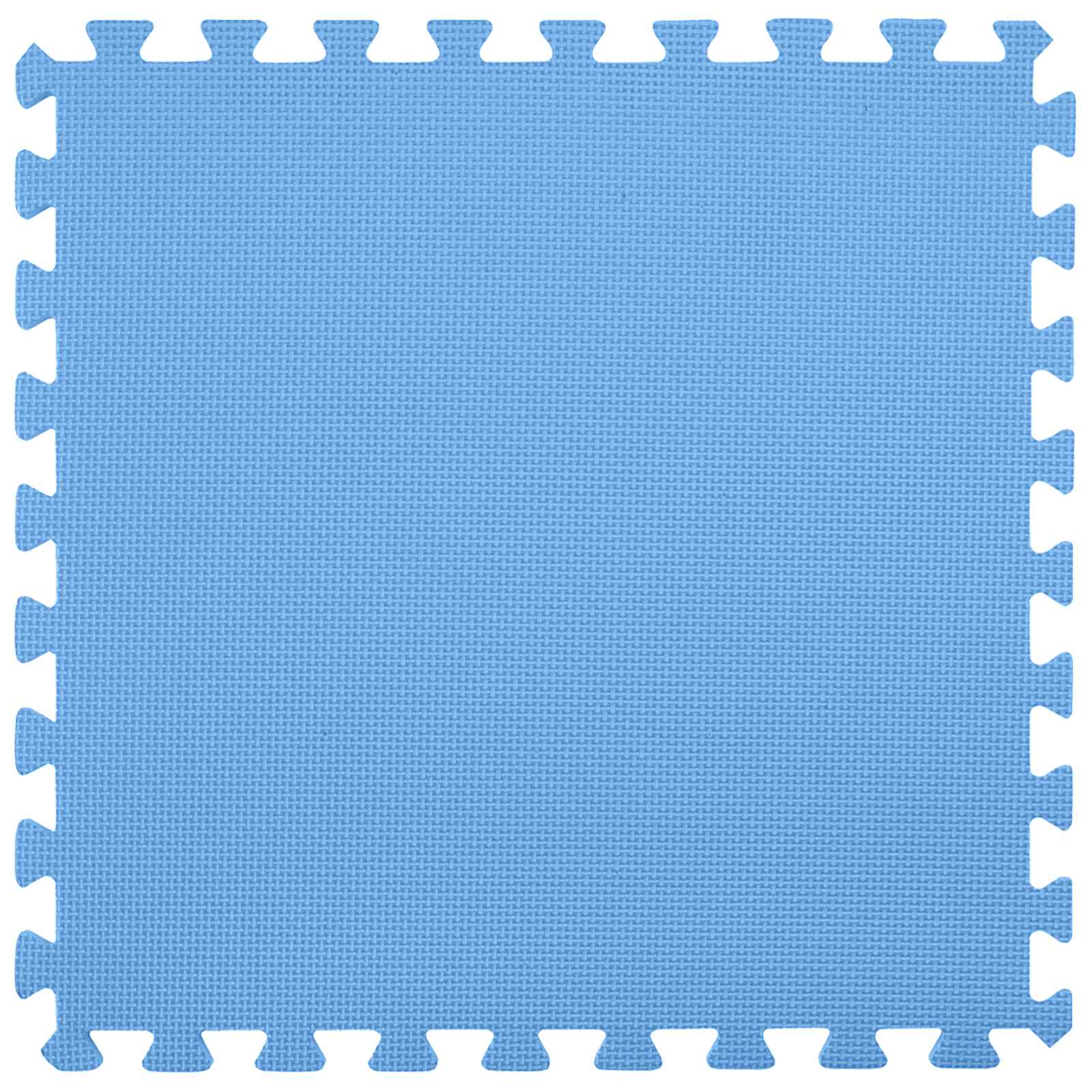Tappetino per piscina 49 pz Ø 408 cm Rotondo Schiuma EVA Blu