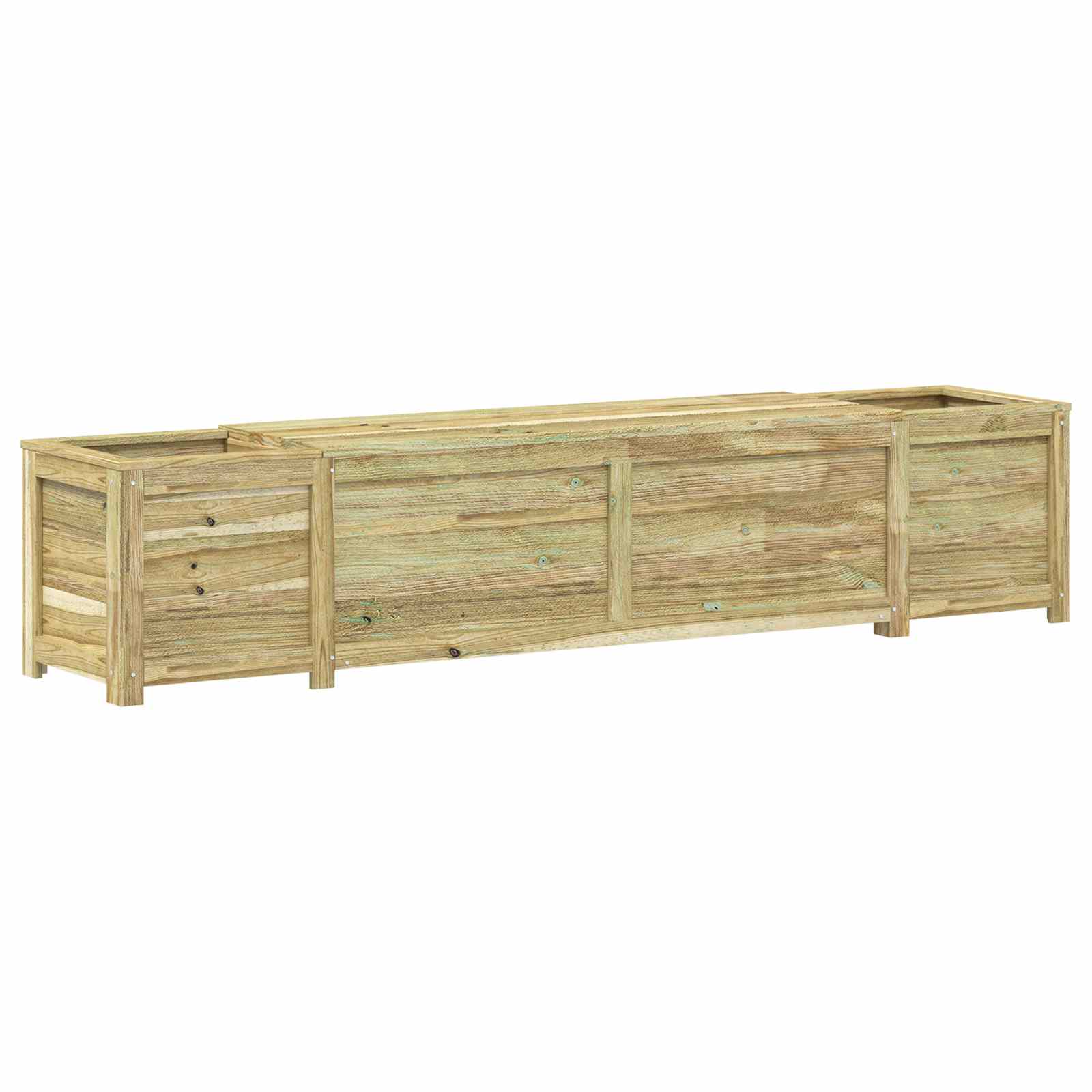Panchina da giardino con fioriera Legno di Pino Impregnato