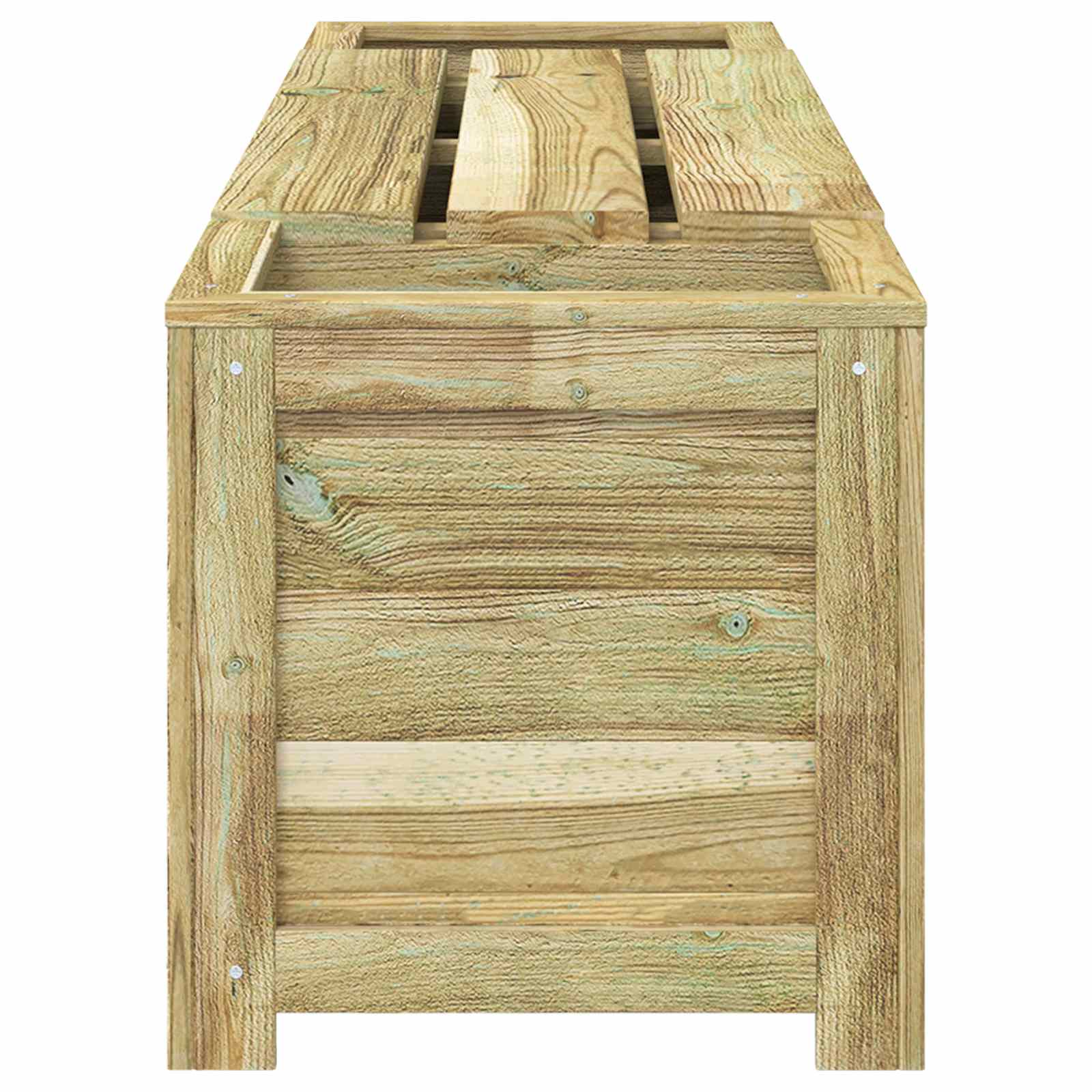 Panchina da giardino con fioriera Legno di Pino Impregnato