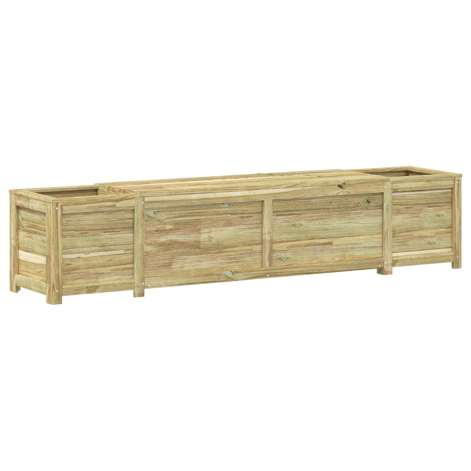 Panchina da giardino con fioriera Legno di Pino Impregnato