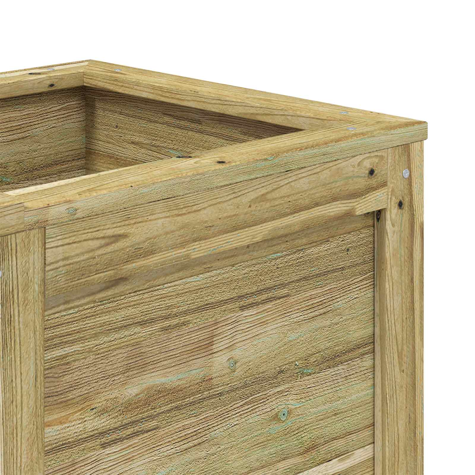 Panchina da giardino con fioriera Legno di Pino Impregnato