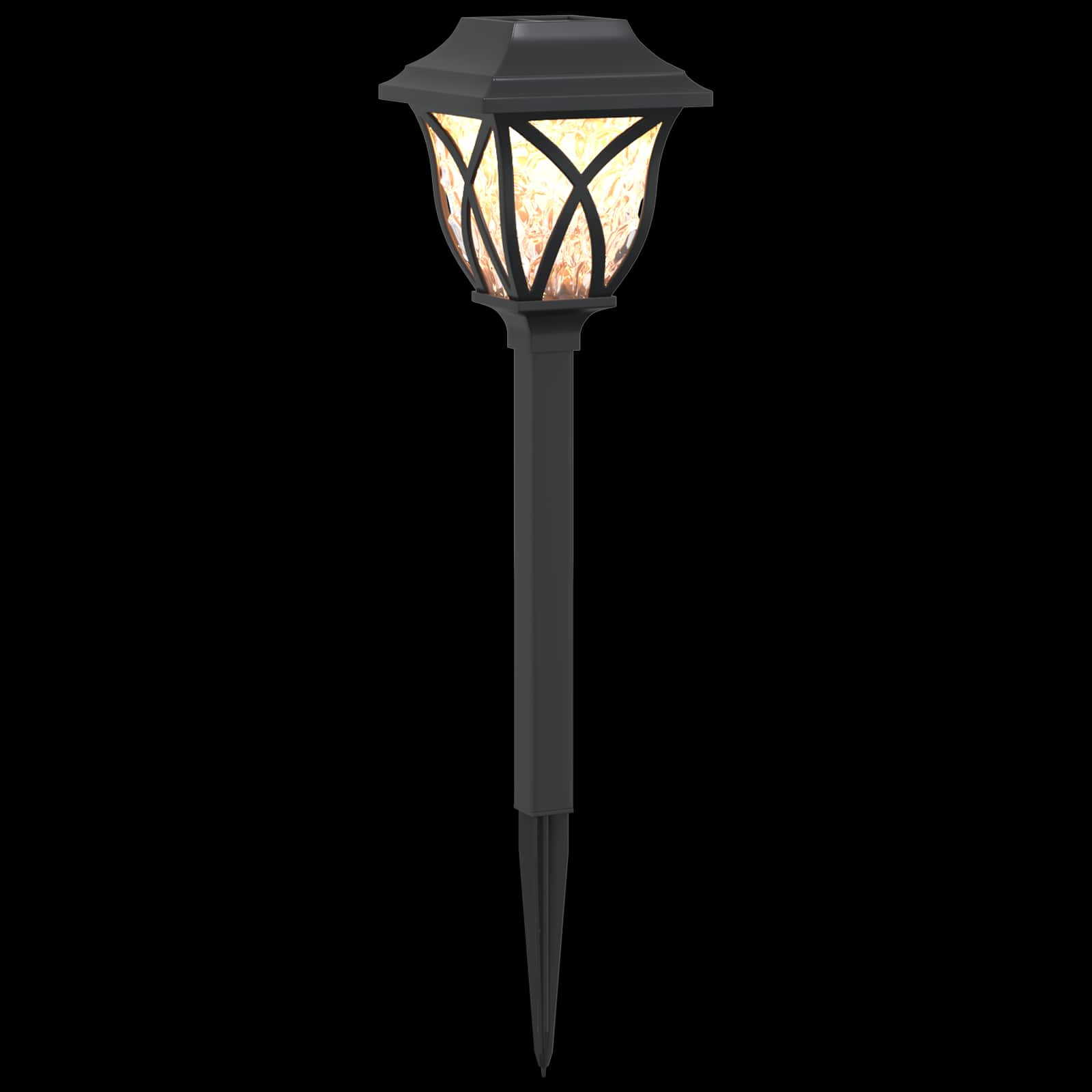 Luci solari da esterno con picchetto 12 pz Bianco caldo 42 cm
