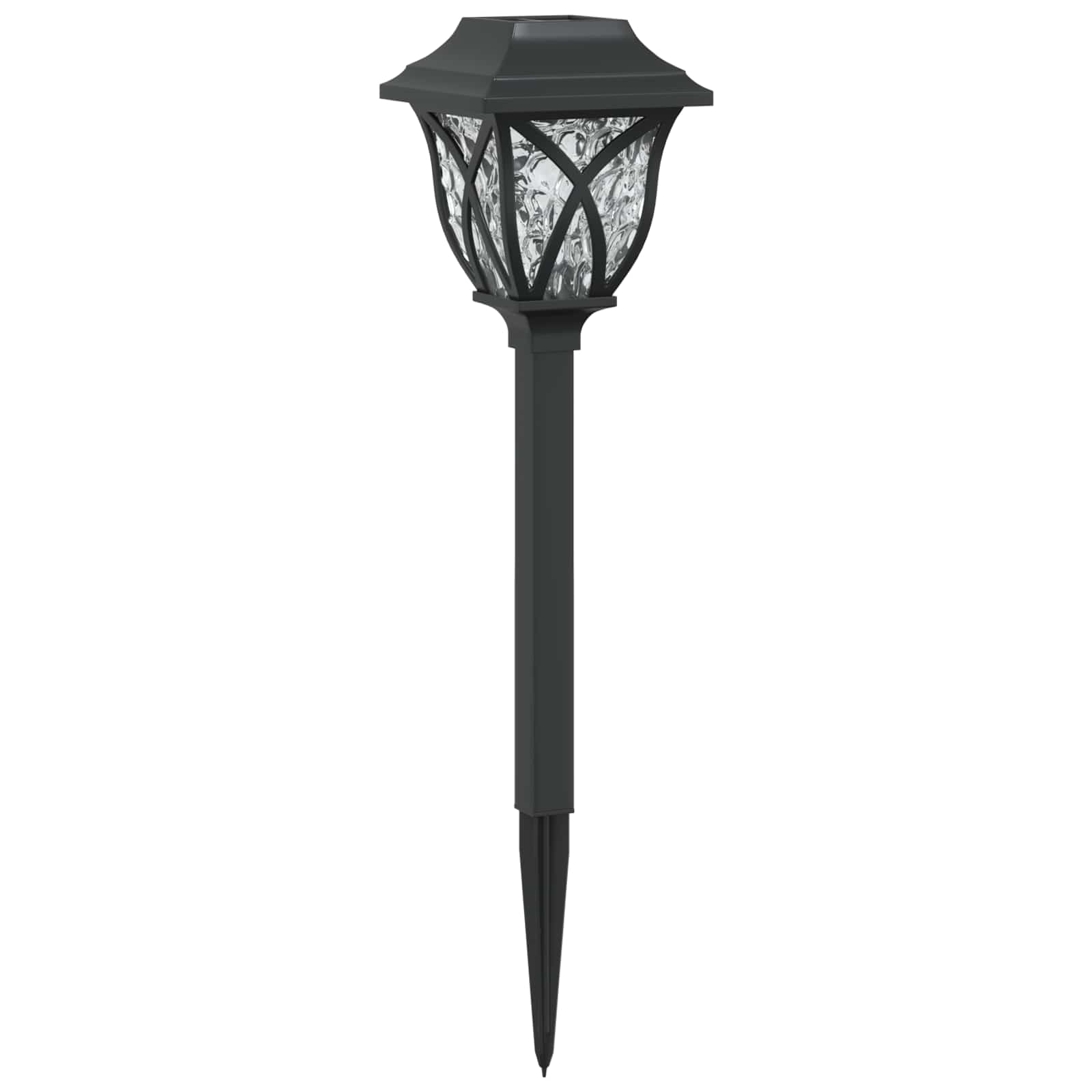 Luci solari da esterno con picchetto 24 pz Bianco caldo 42 cm