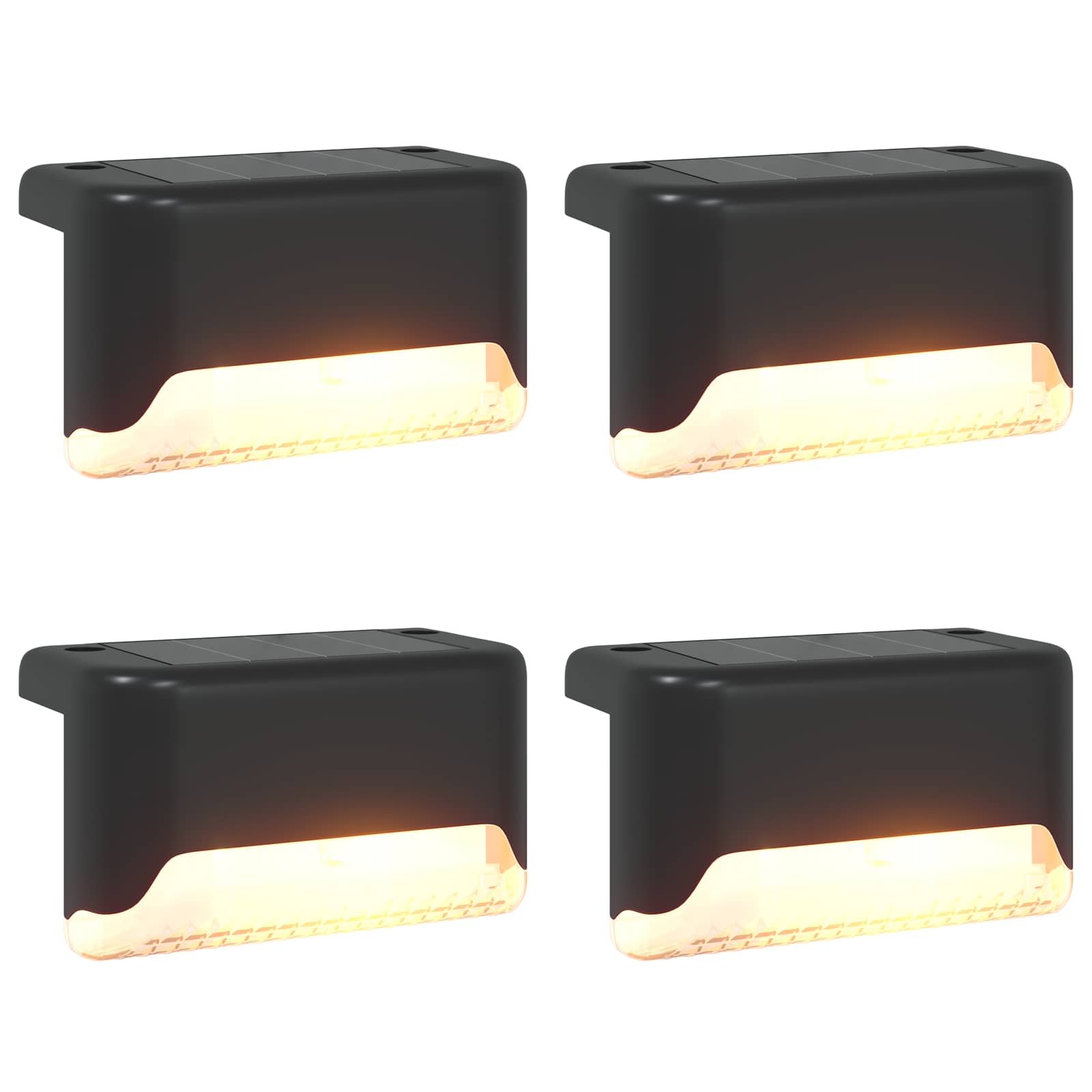 Luci solari da esterno con picchetto 4 pz Bianco caldo 4,5 cm