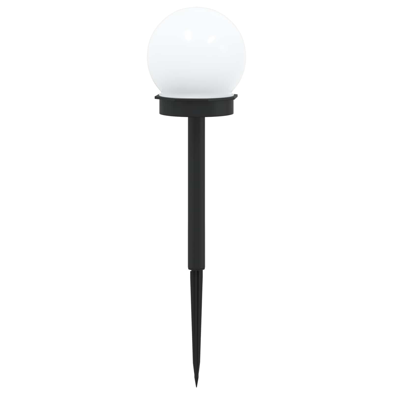 Luci solari da esterno con picchetto 4 pz Bianco caldo 38,5 cm