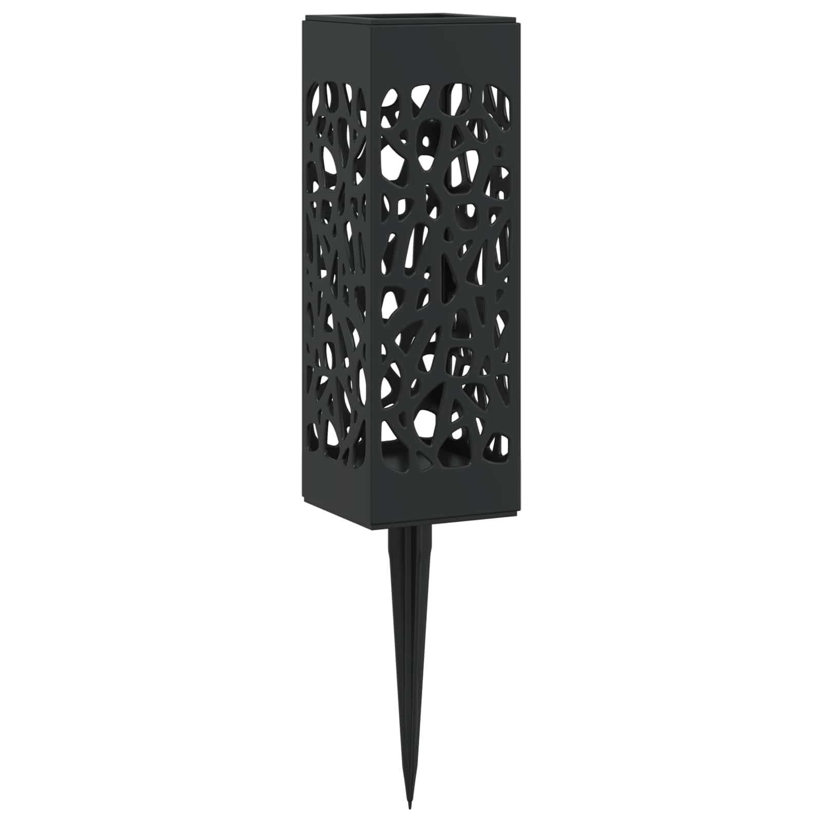 Luci solari da esterno con picchetto 4 pz Bianco caldo 29 cm PP