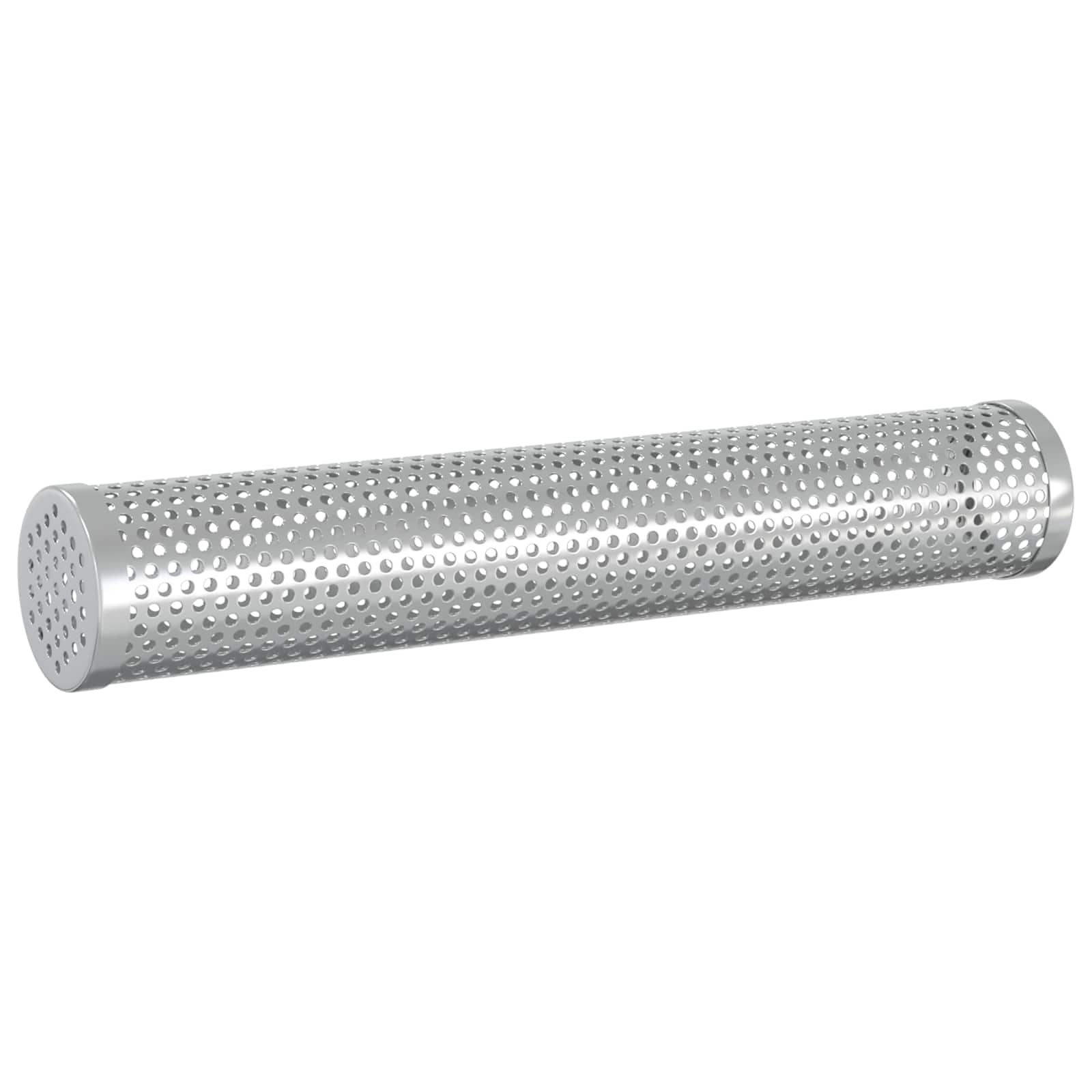 Tubo affumicatore 2 pz Ø 5 x 30 cm Acciaio Inox 304 Argento