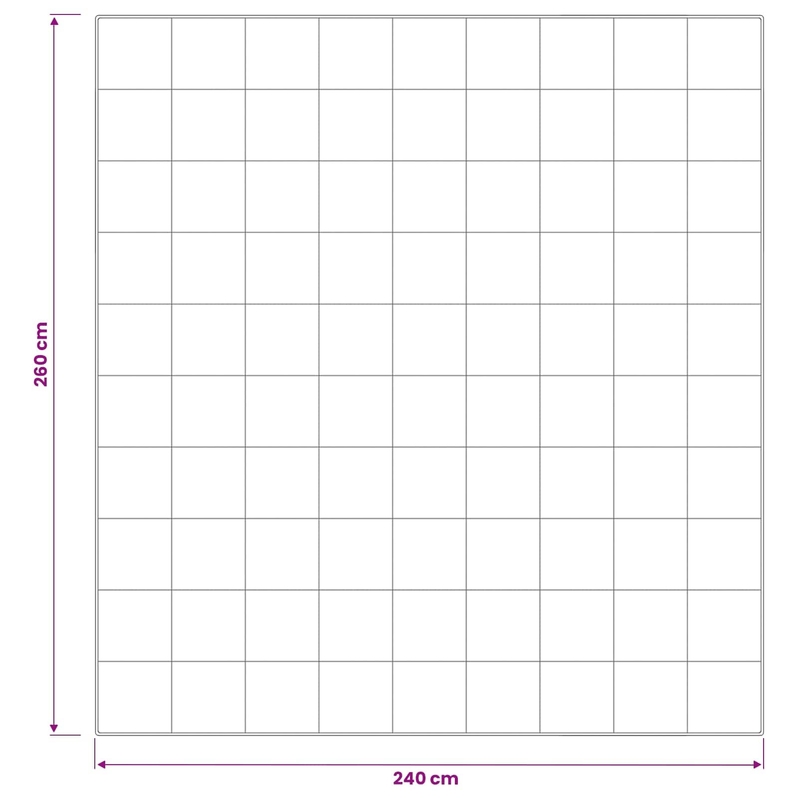 Piumone 240x260 cm 4 stagioni 300 GSM Lana Australiana Bianco