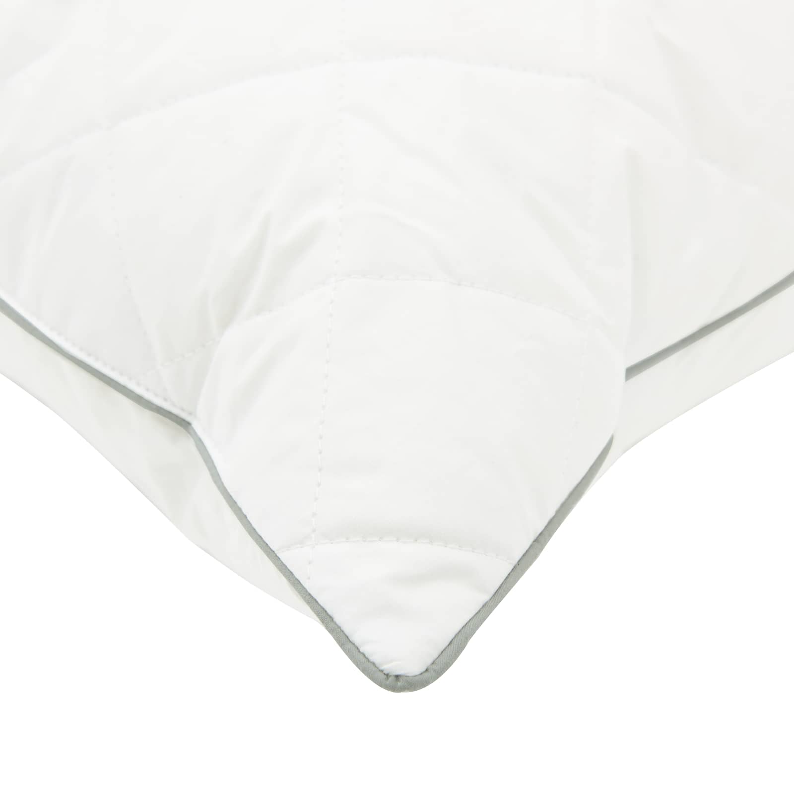 Cuscino FULDA 2 pz 40 x 60 cm 100% piuma d’oca e piumino Bianco