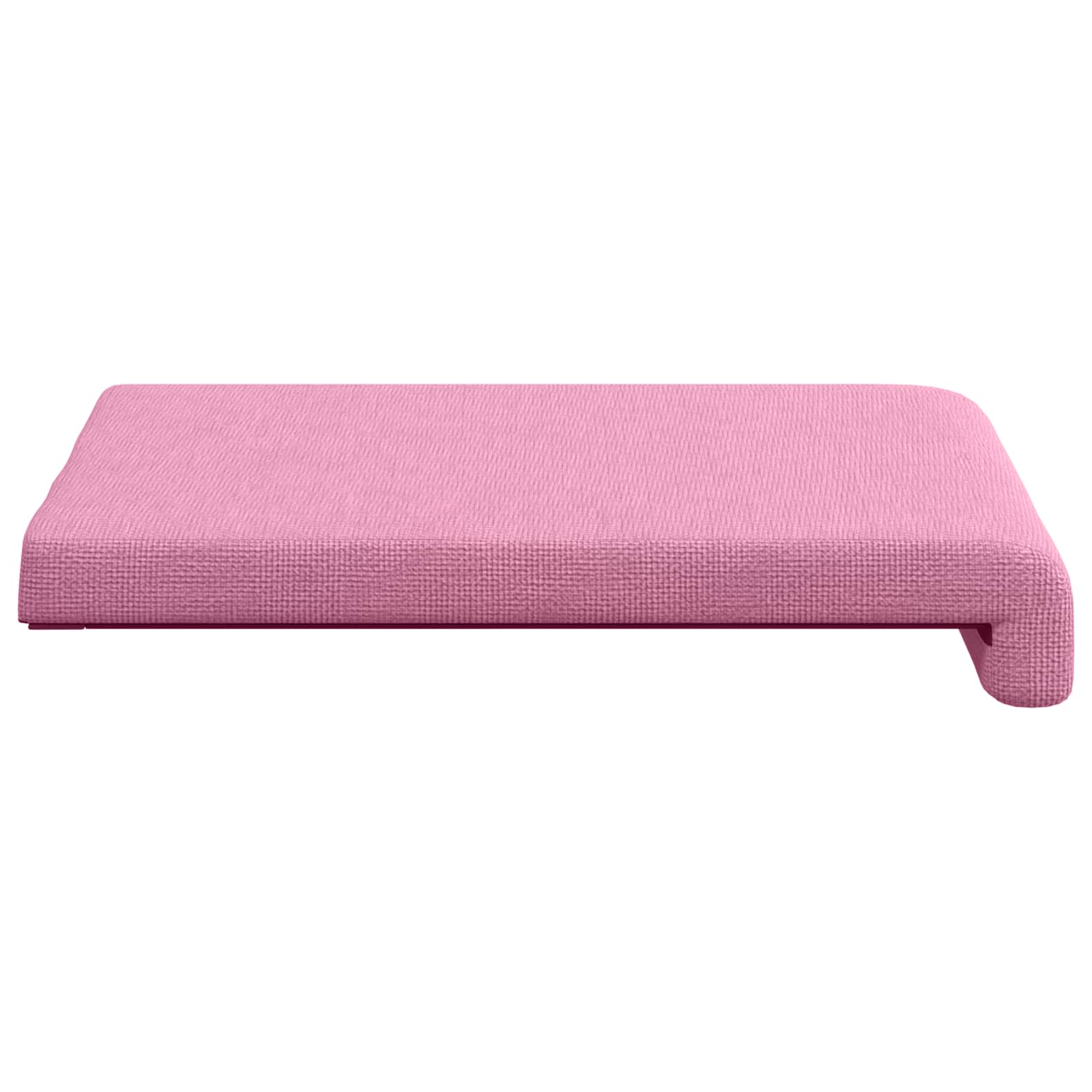 Cuscino per panchina 2 pz Tessuto Rosa Profondità 35 cm
