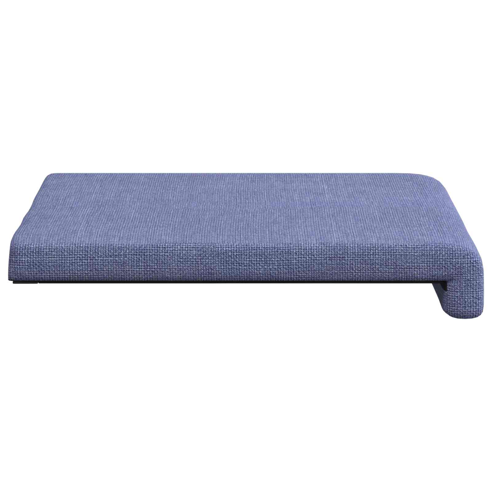 Cuscino per panchina 2 pz Tessuto Blu jeans Profondità 35 cm