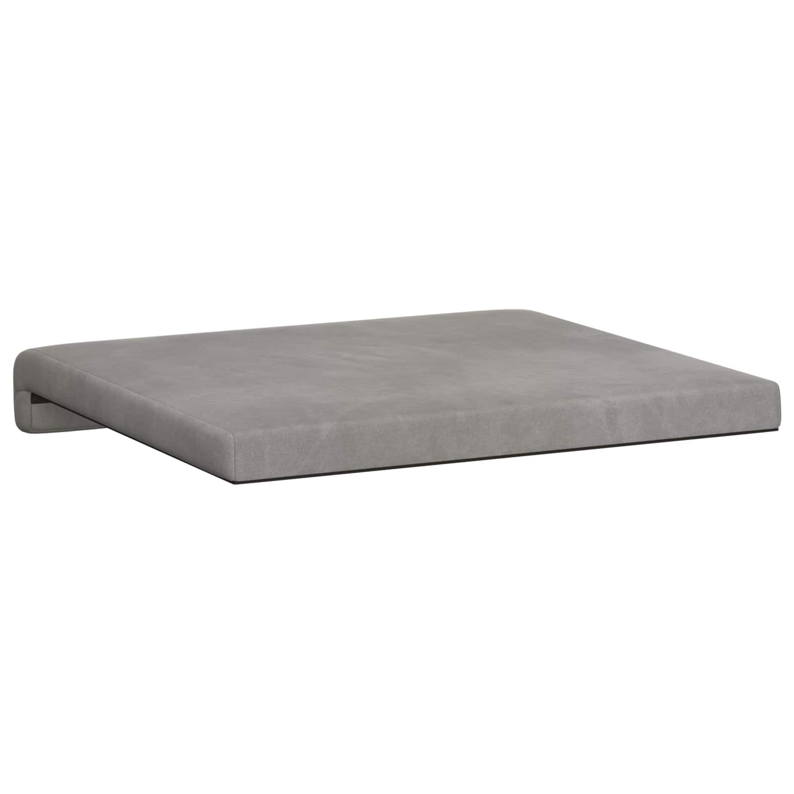 Cuscino per panchina 2 pz Velluto Grigio Chiaro