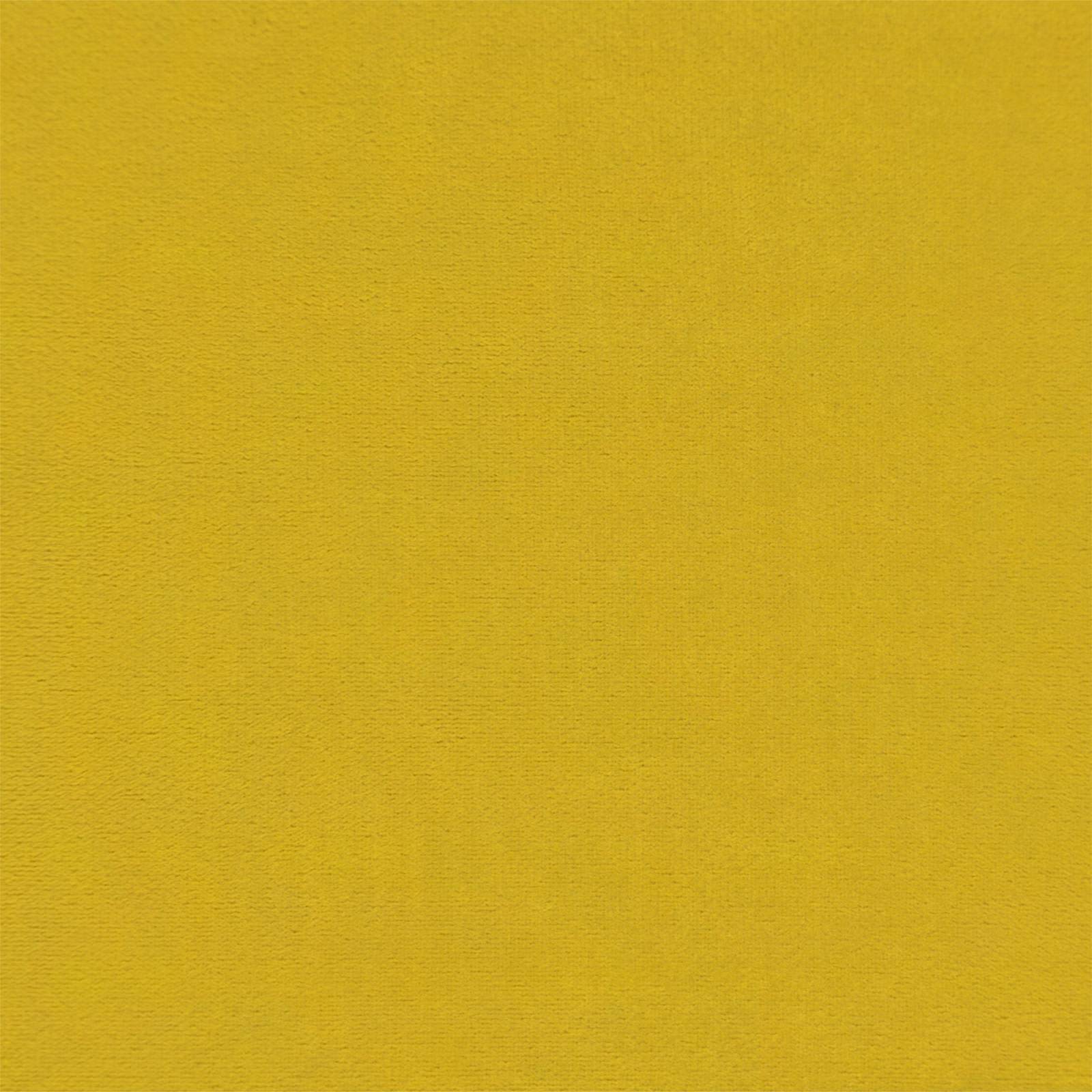 Cuscino per panchina 2 pz Velluto Giallo Profondità 35 cm