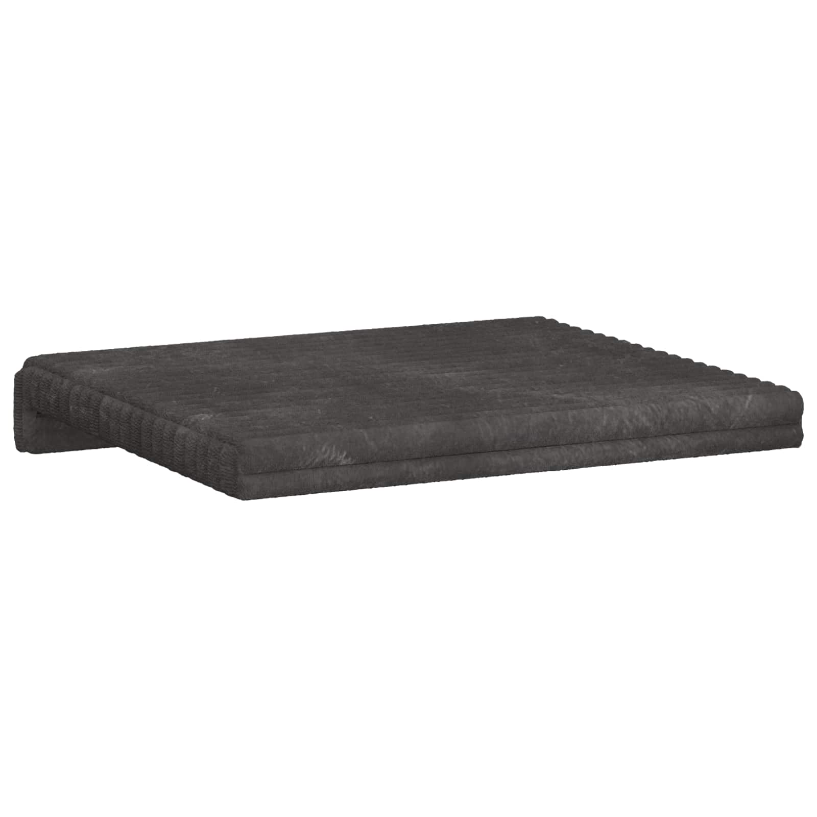 Cuscino per panchina 2 pz Corduroy Morbido Grigio Scuro