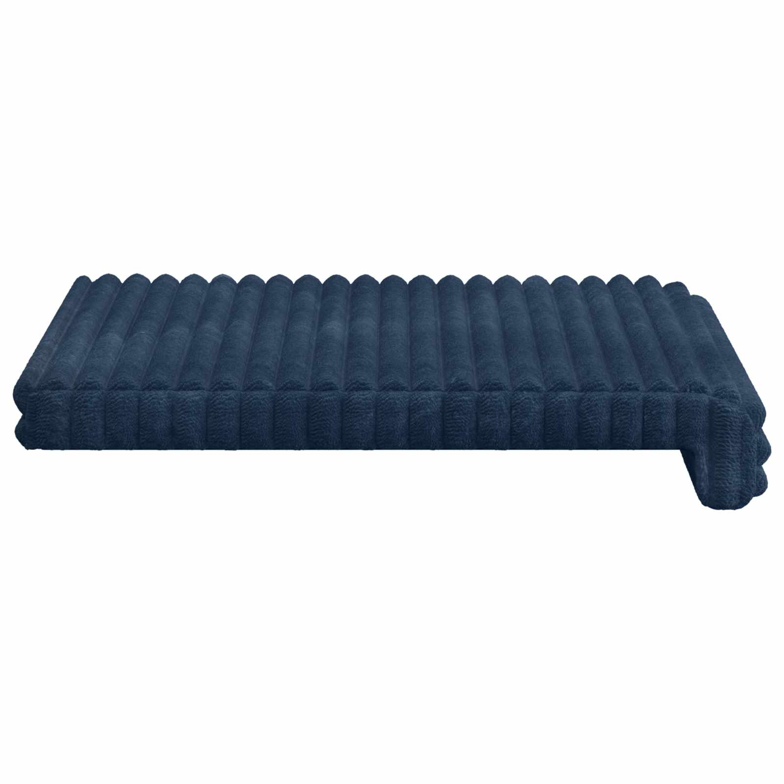 Cuscino per panchina 2 pz Corduroy Morbido Blu navy