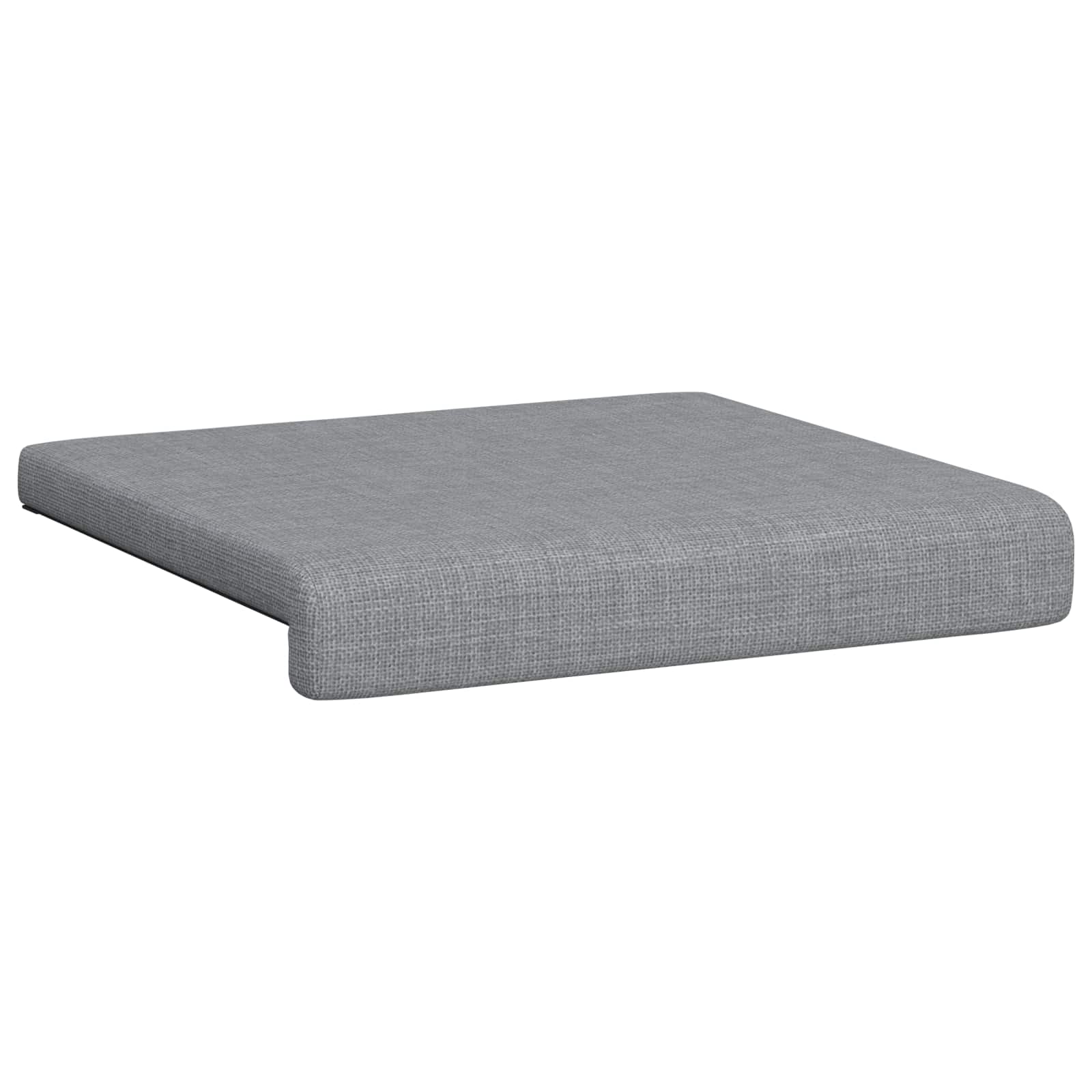 Cuscino per panchina 4 pz Tessuto Grigio Chiaro