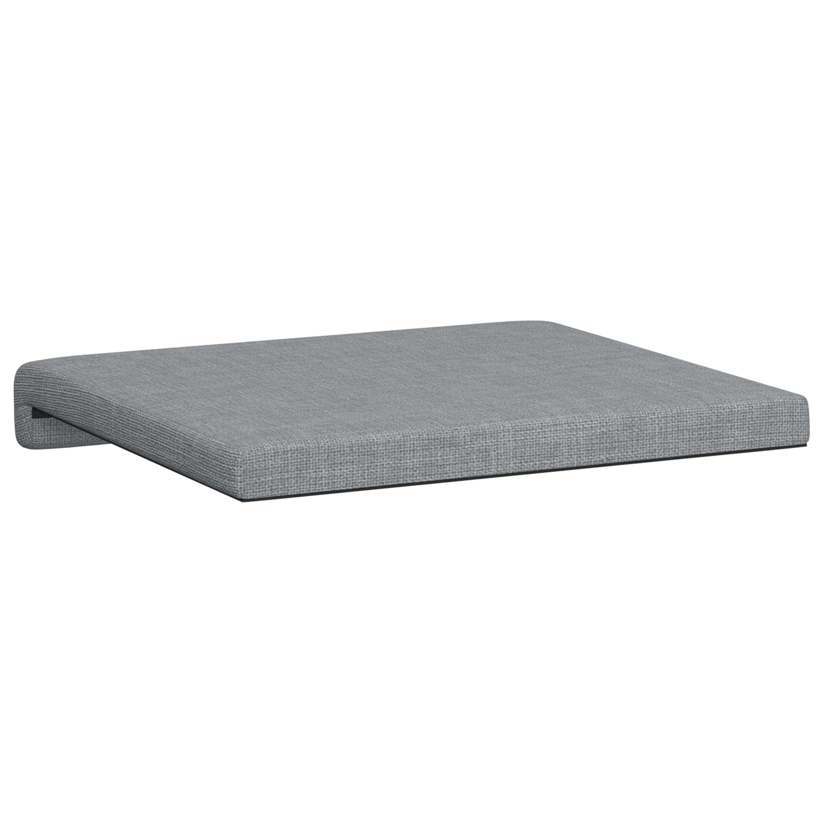 Cuscino per panchina 4 pz Tessuto Grigio Chiaro