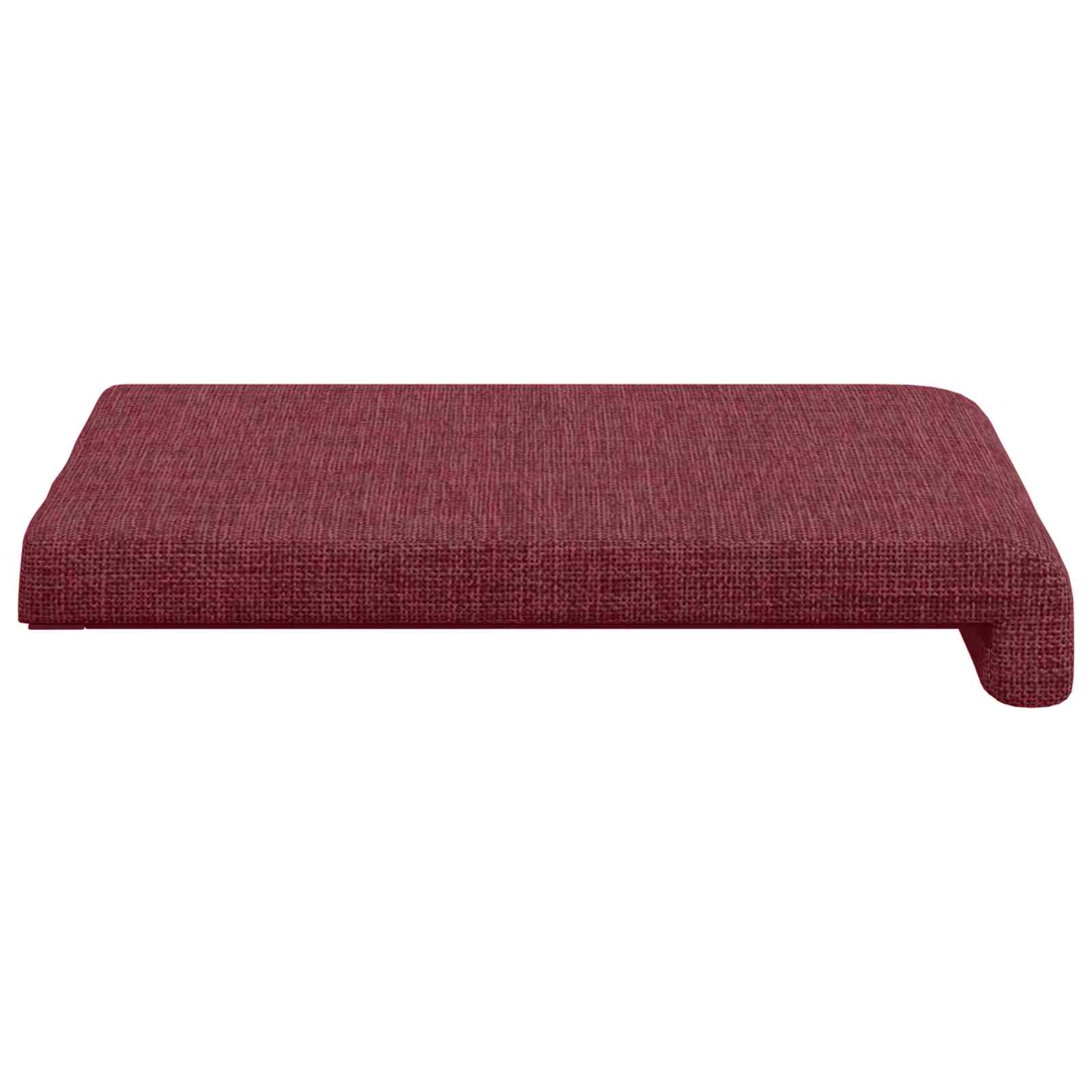 Cuscino per panchina 4 pz Tessuto Rosso Vino Profondità 35 cm