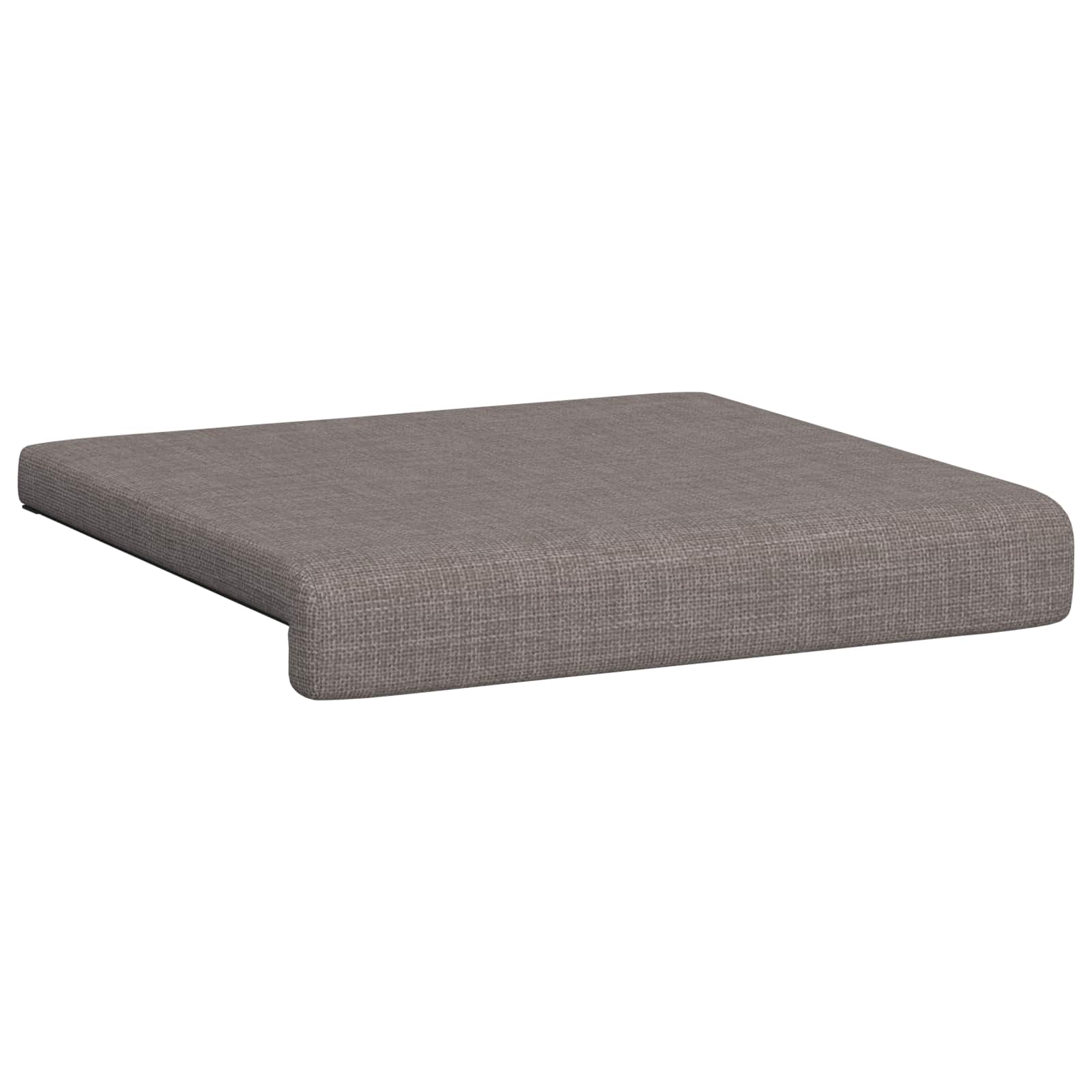 Cuscino per panchina 4 pz Tessuto Tortora Profondità 35 cm