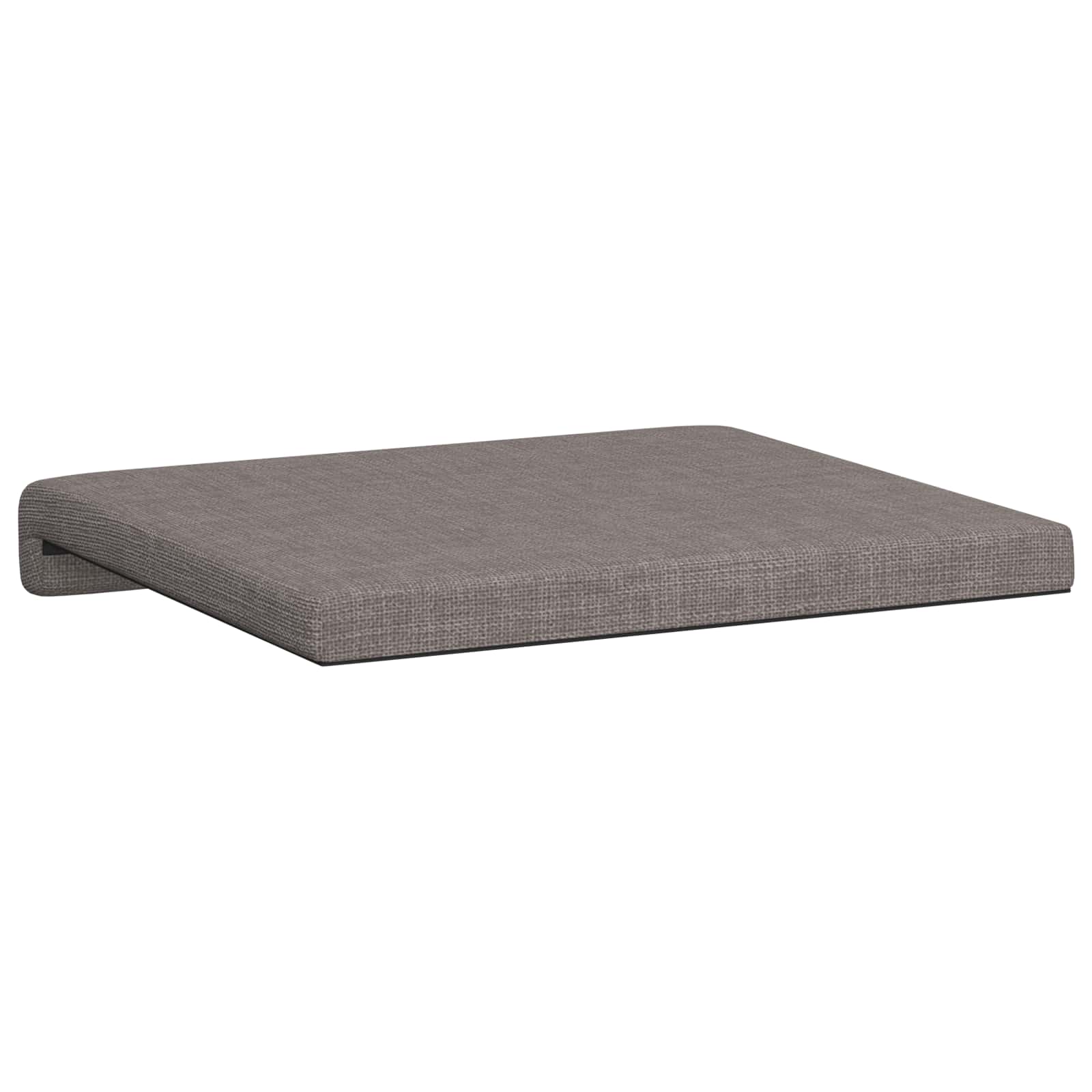 Cuscino per panchina 4 pz Tessuto Tortora Profondità 35 cm