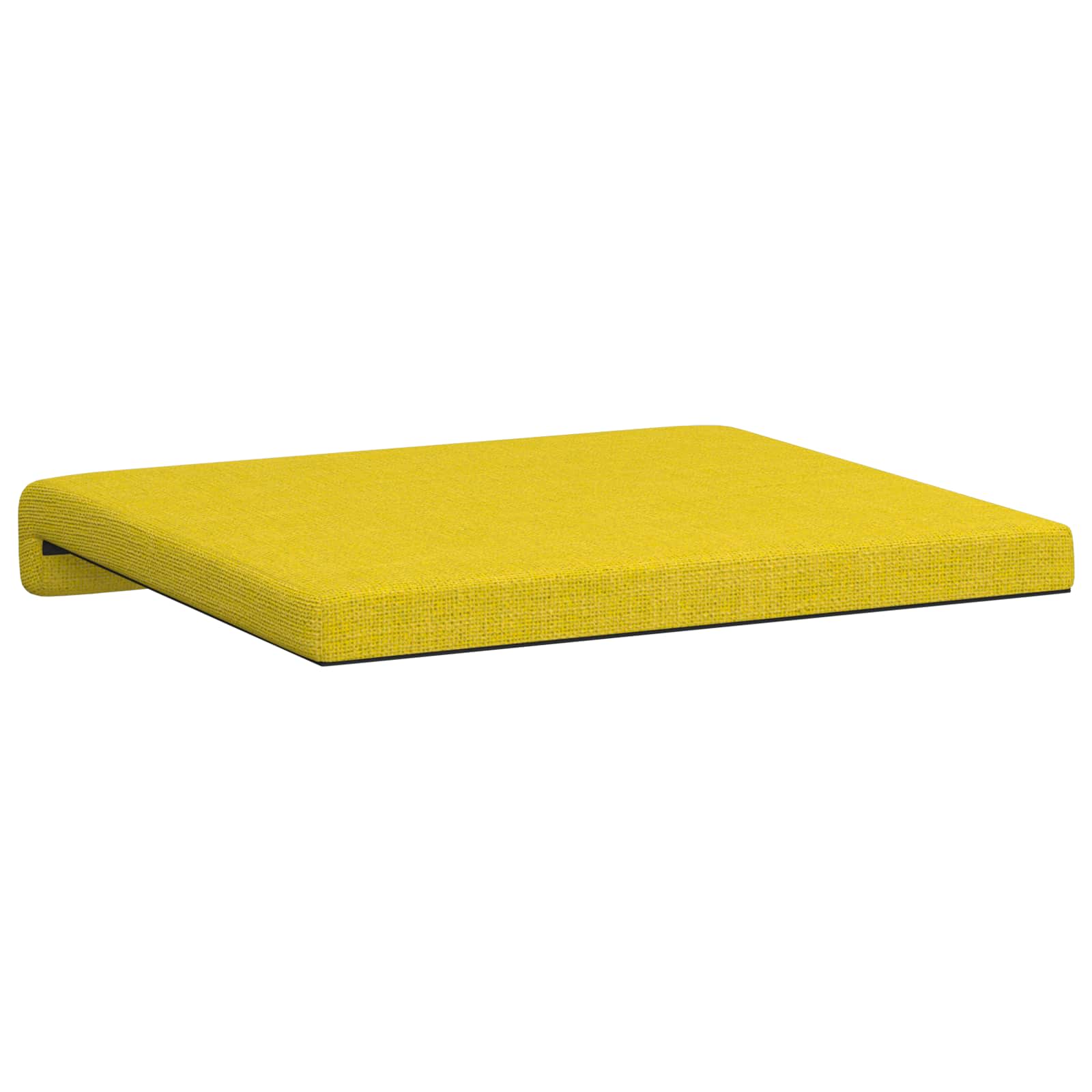 Cuscino per panchina 4 pz Tessuto Giallo Chiaro