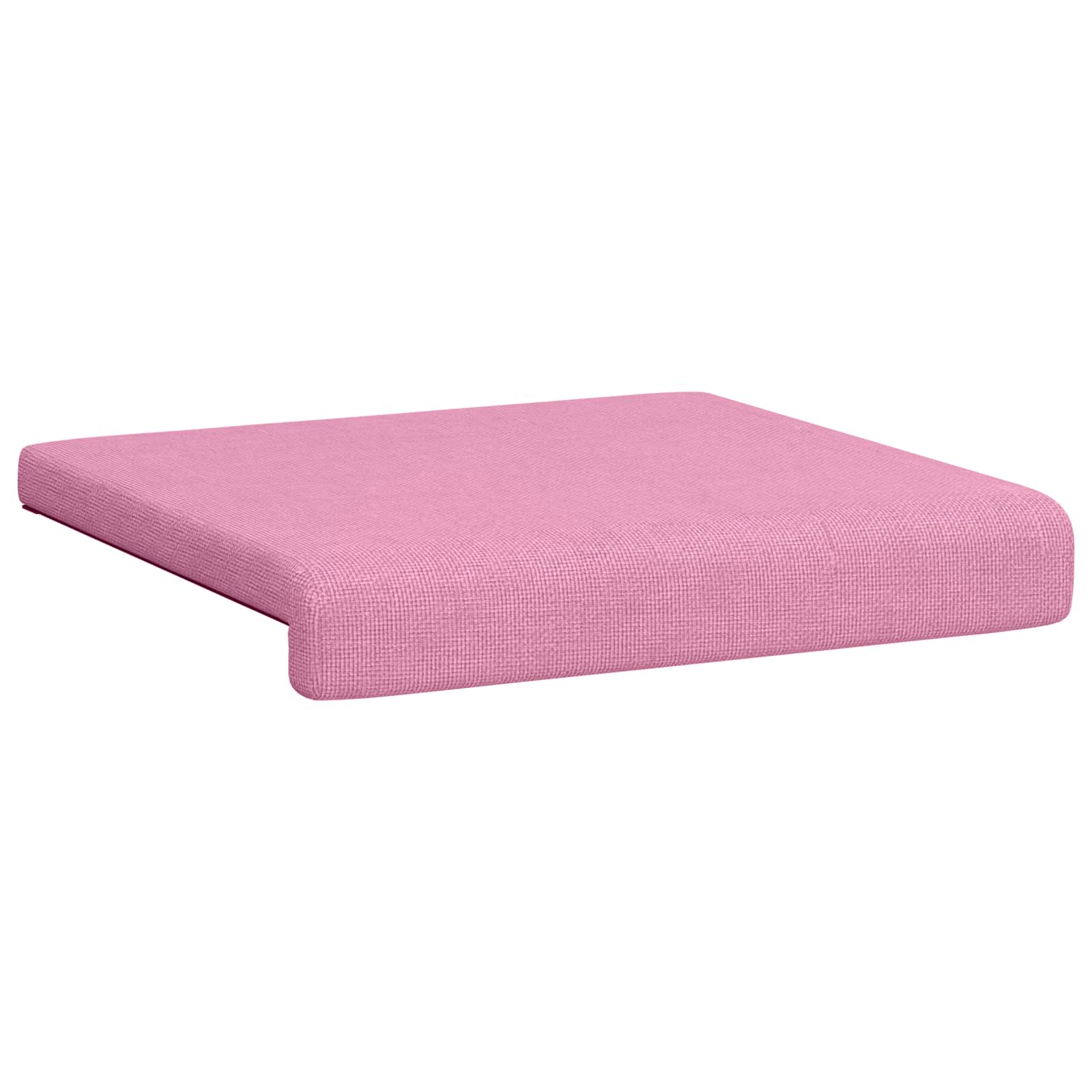 Cuscino per panchina 4 pz Tessuto Rosa Profondità 35 cm