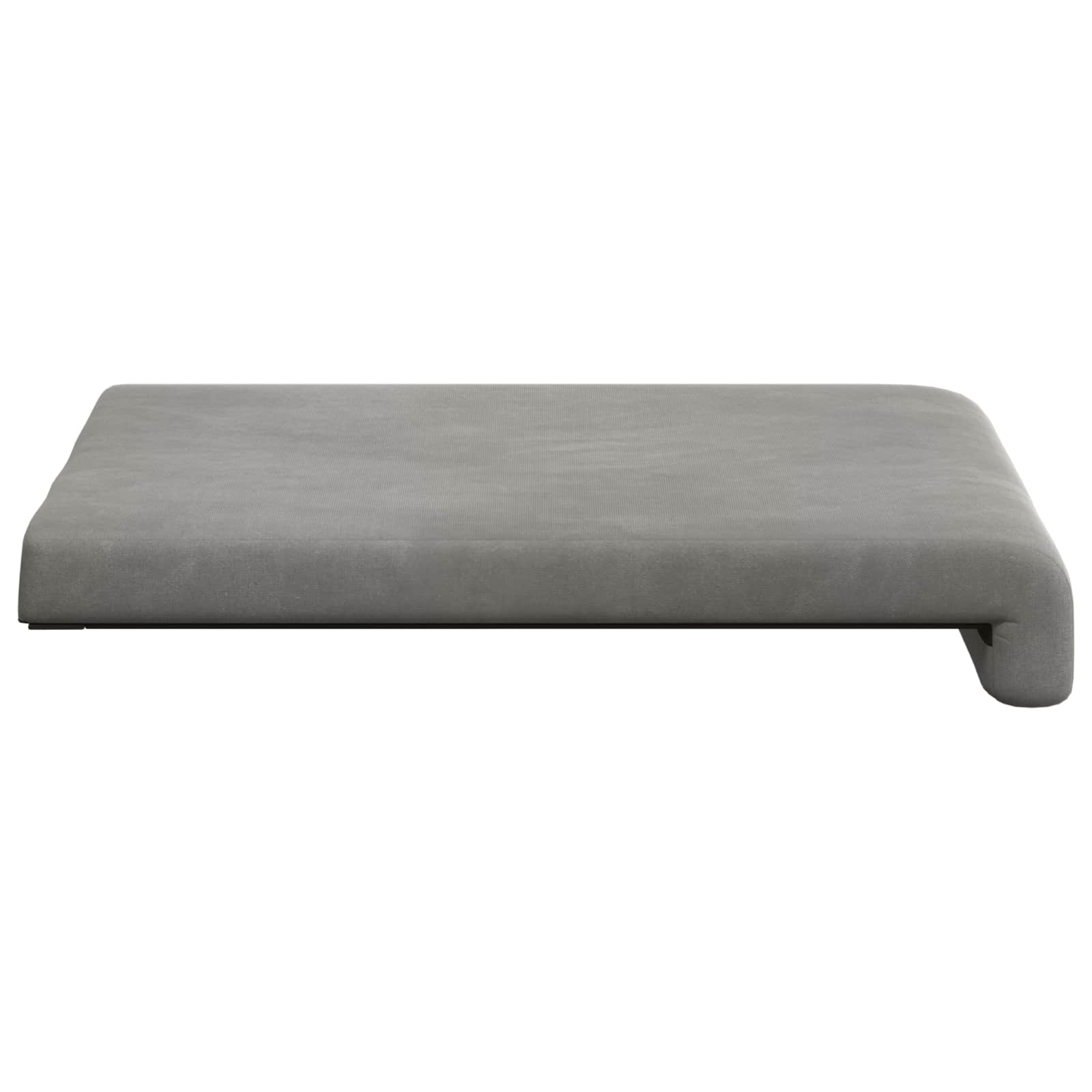 Cuscino per panchina 4 pz Velluto Grigio Chiaro